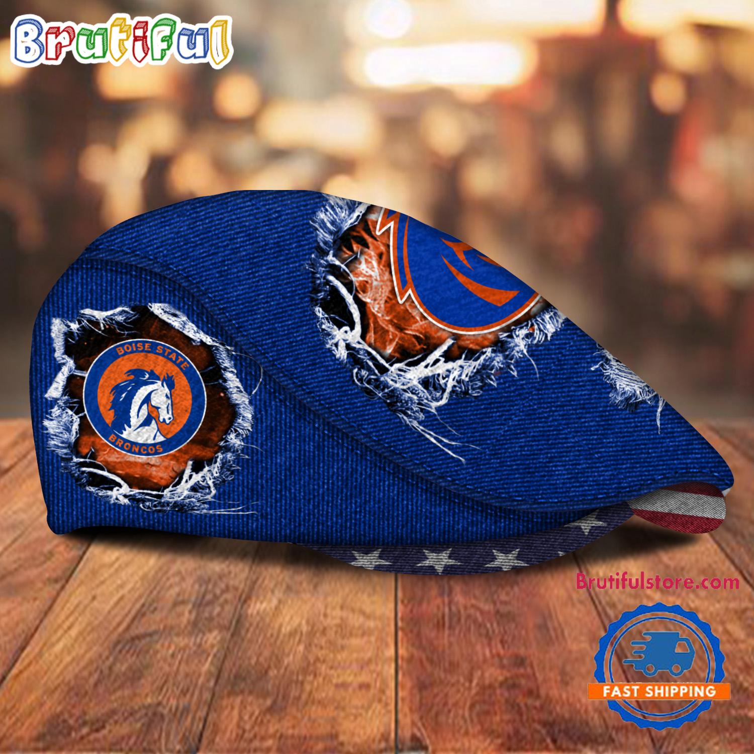 NCAA Boise State Broncos Sport Team Design Jeff Cap