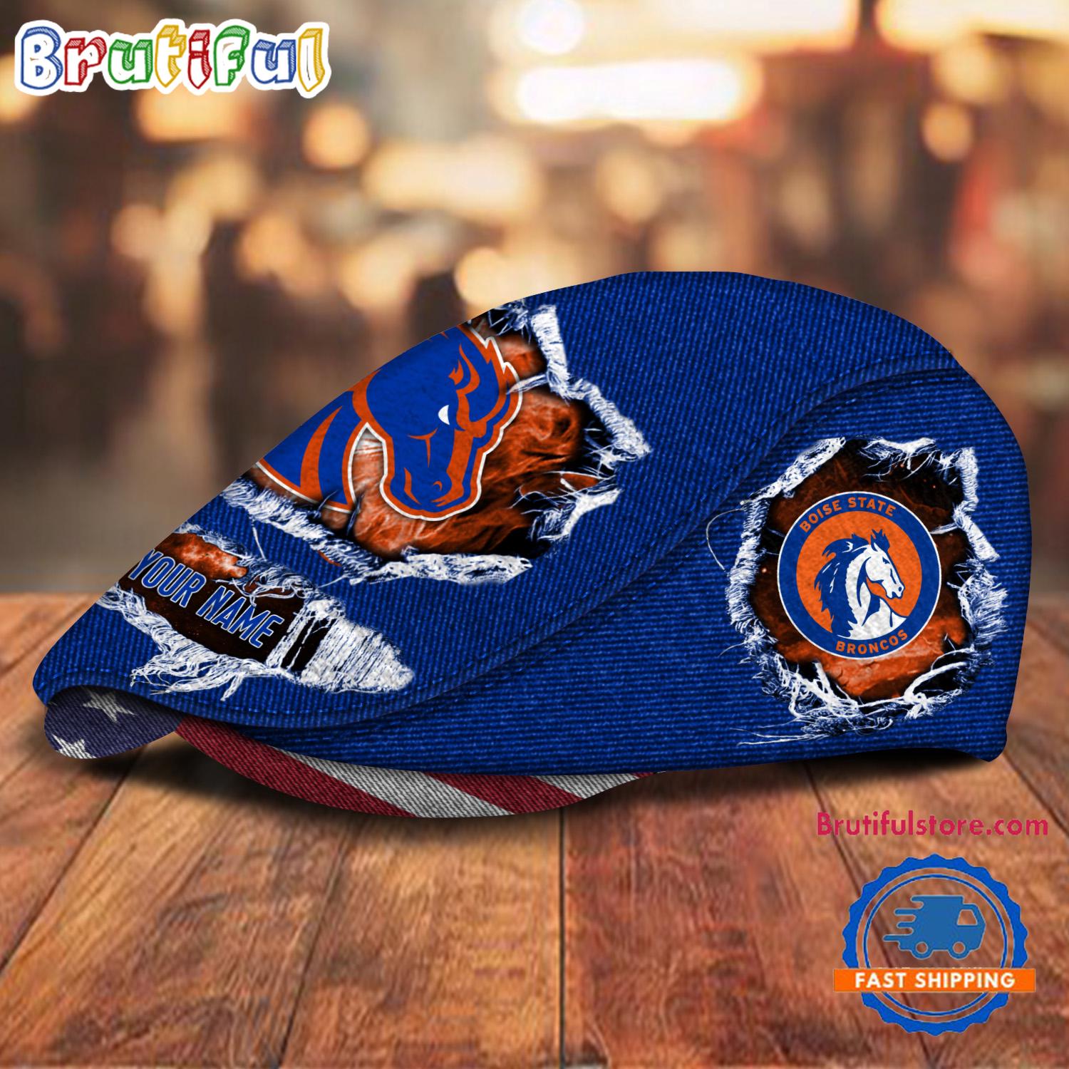 NCAA Boise State Broncos Sport Team Design Jeff Cap