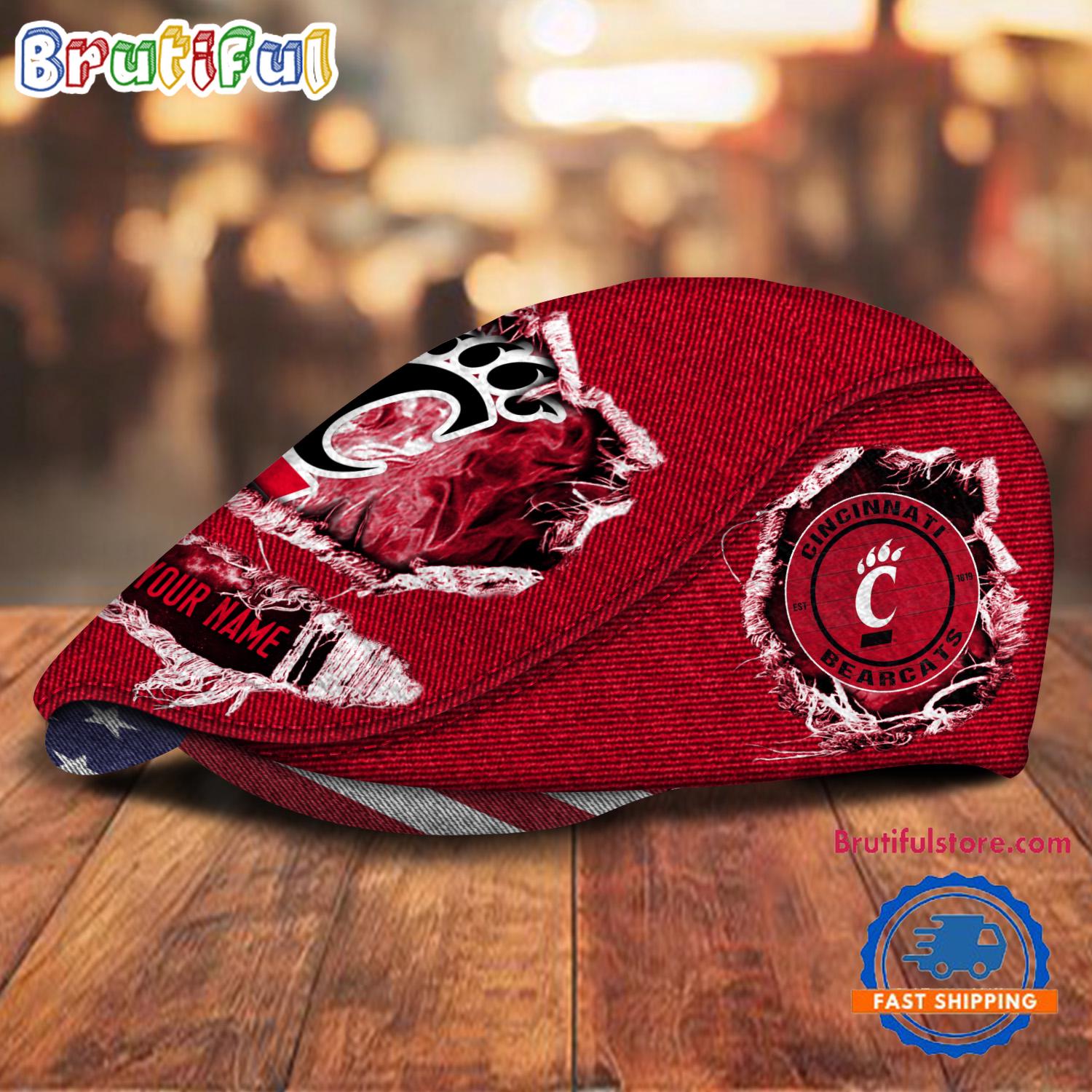 NCAA Cincinnati Bearcats Sport Team Design Jeff Cap