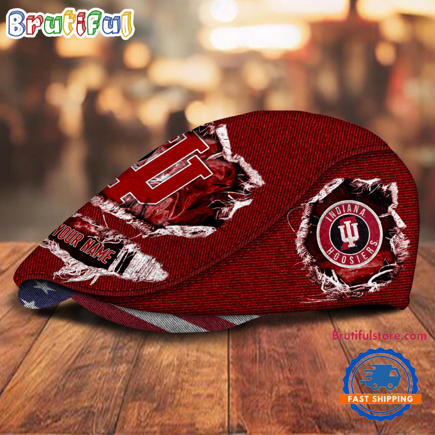NCAA Indiana Hoosiers Sport Team Design Jeff Cap