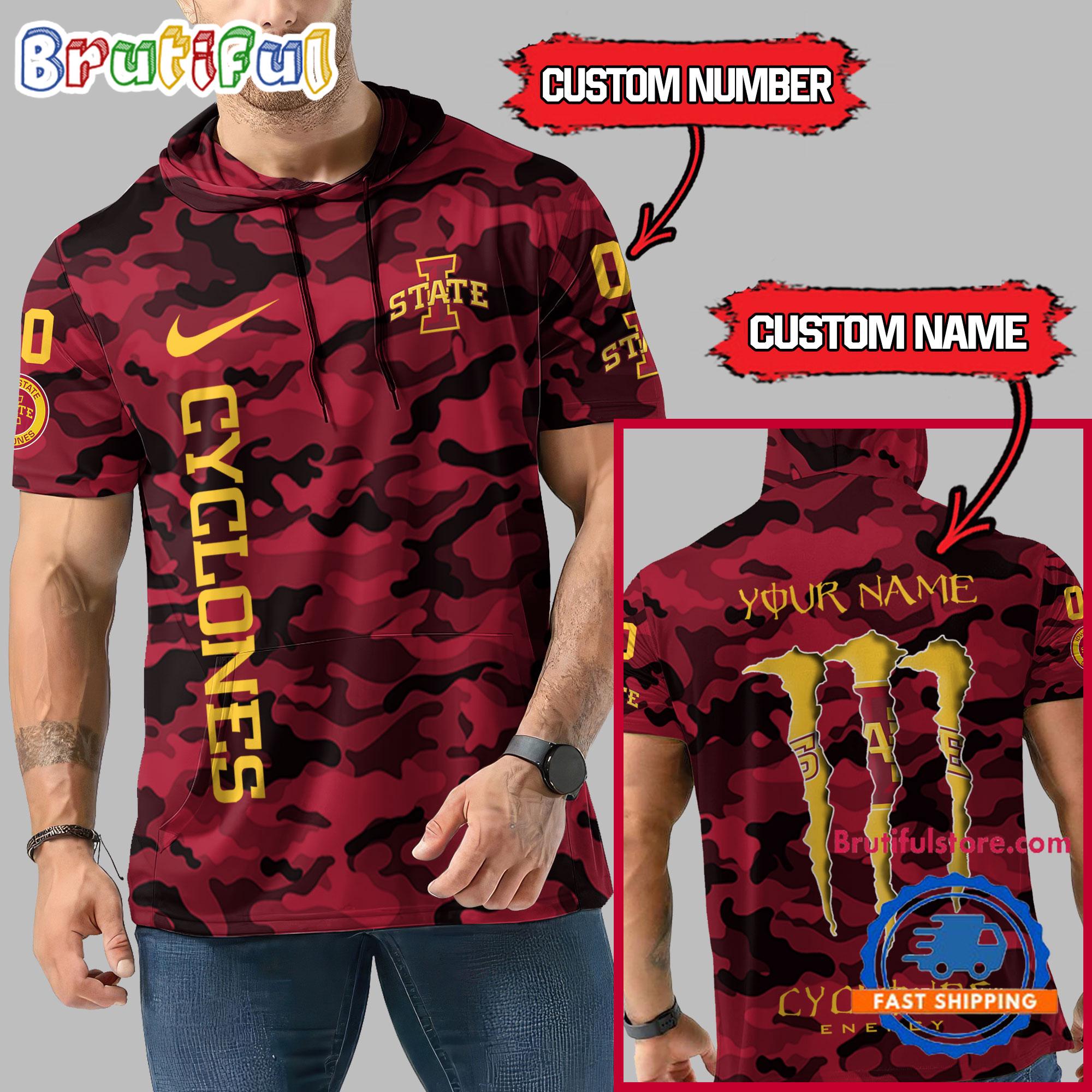 NCAA Iowa State Cyclones Special Camo Sleeveless Hoodie Design