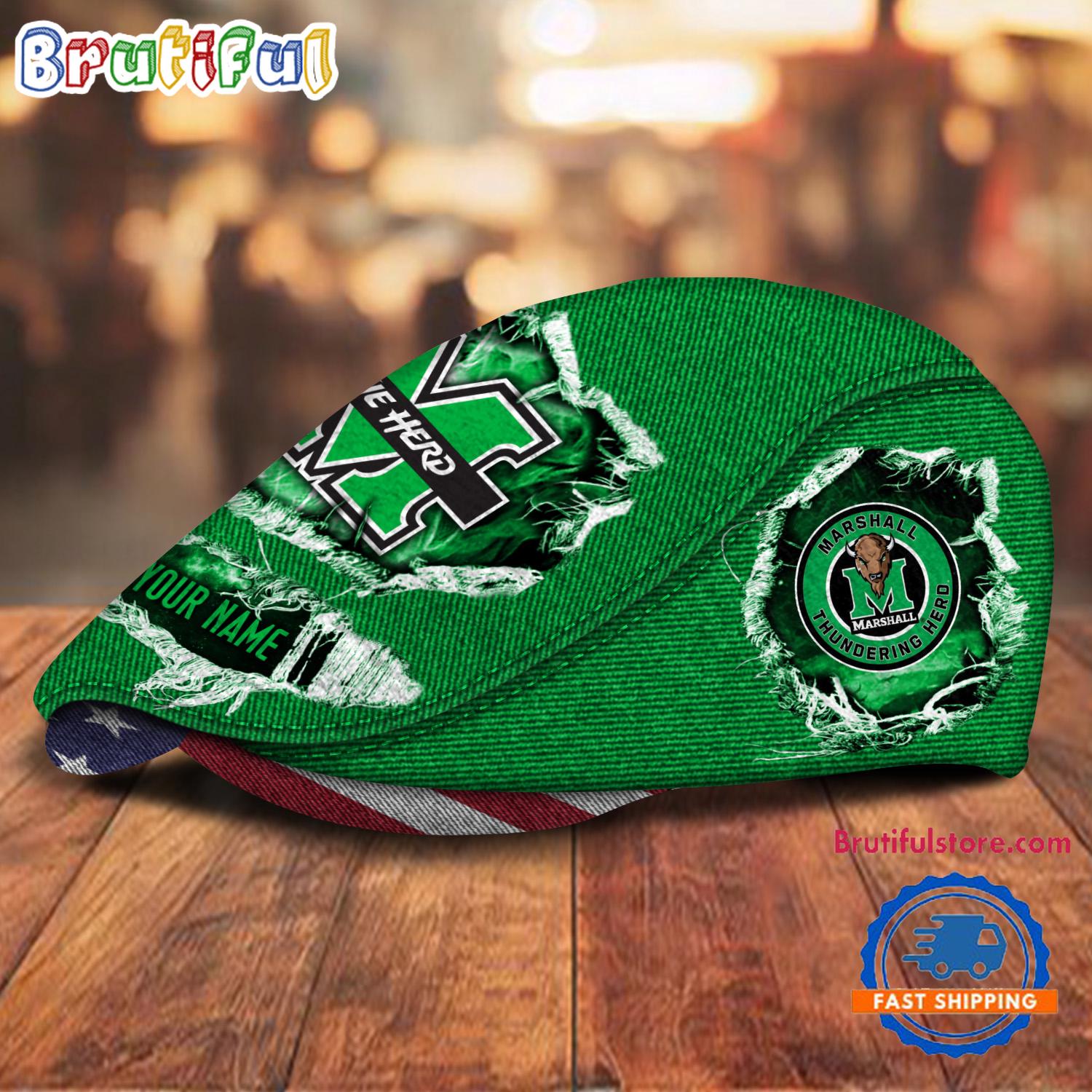 NCAA Marshall Thundering Herd Sport Team Design Jeff Cap