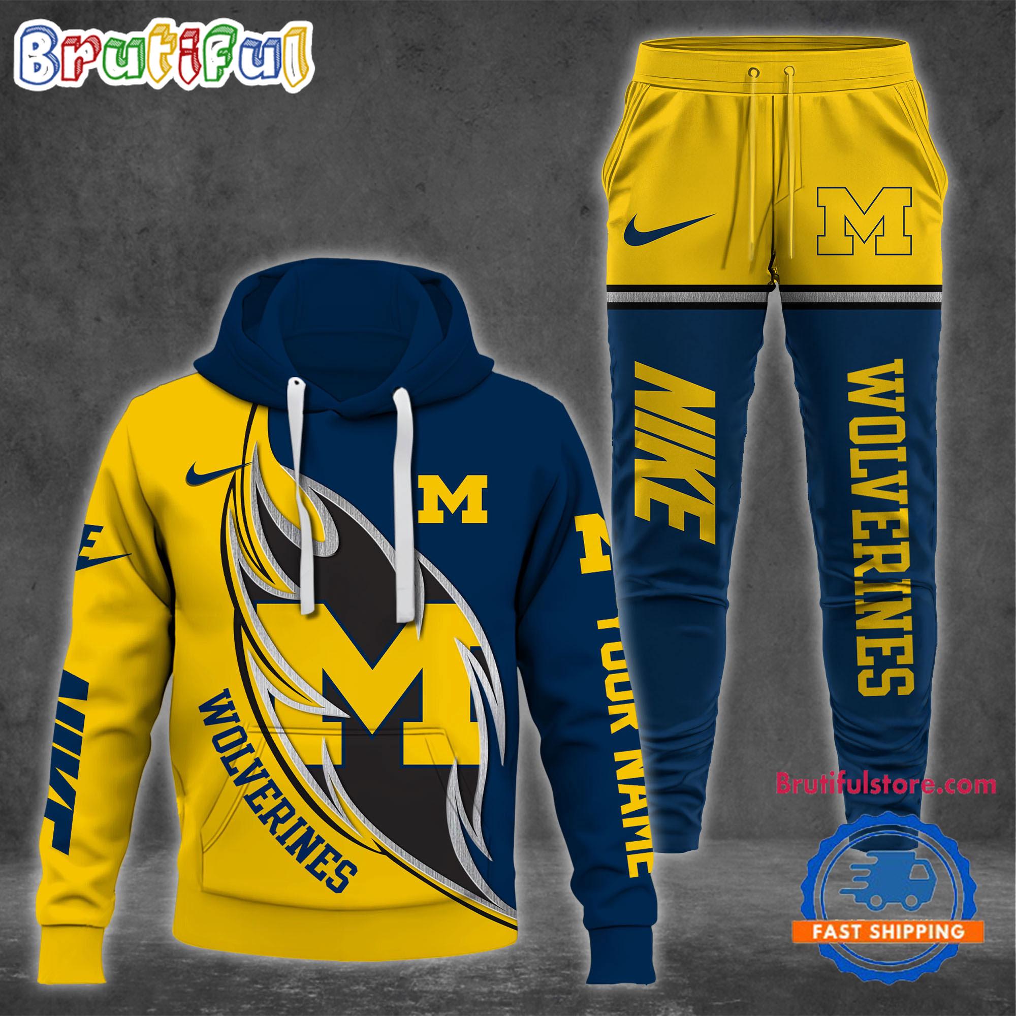 NCAA Michigan Wolverines Special Sport Team Design Hoodie And Pants