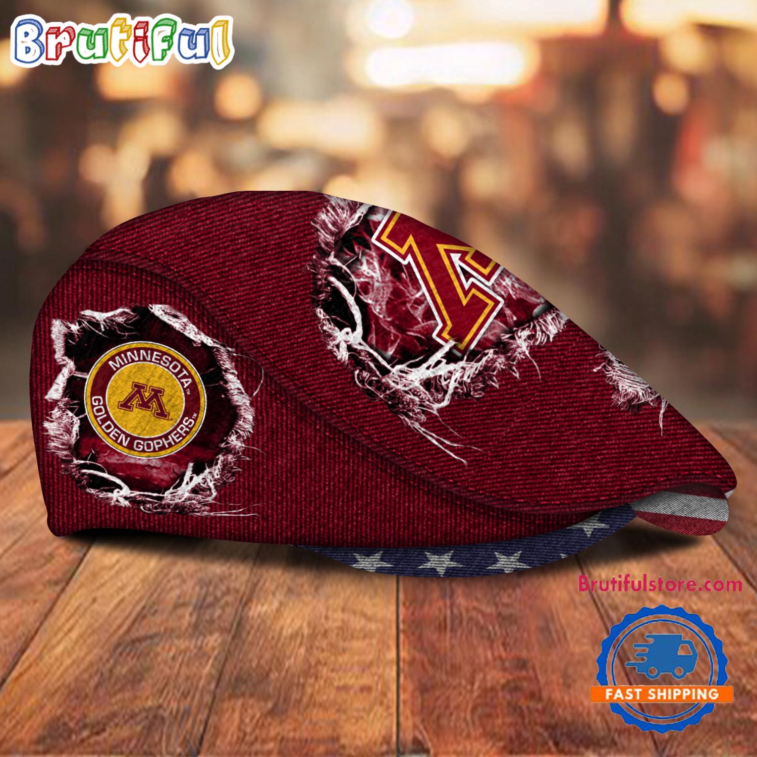 NCAA Minnesota Golden Gophers Sport Team Design Jeff Cap