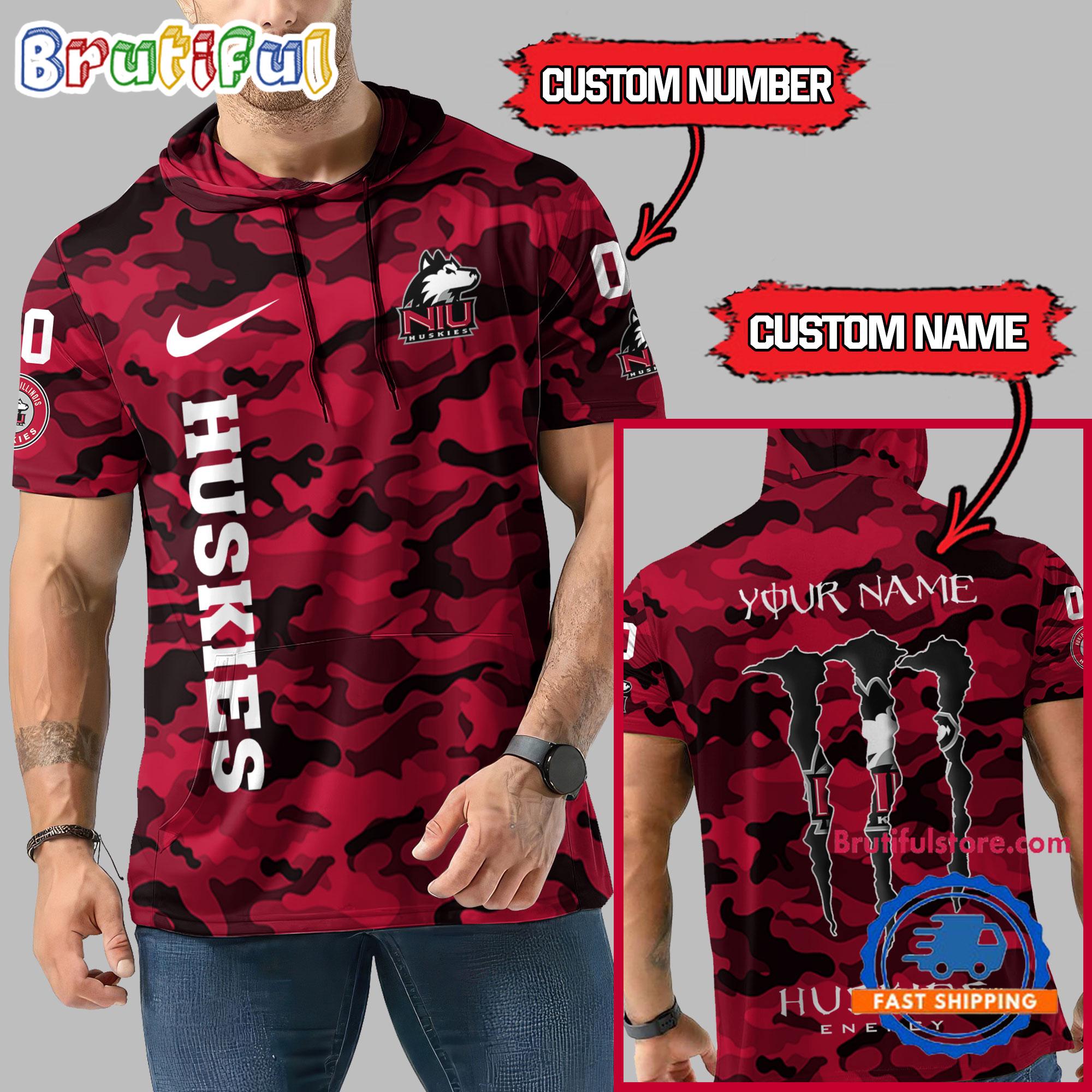 NCAA Northern Illinois Huskies Special Camo Sleeveless Hoodie Design