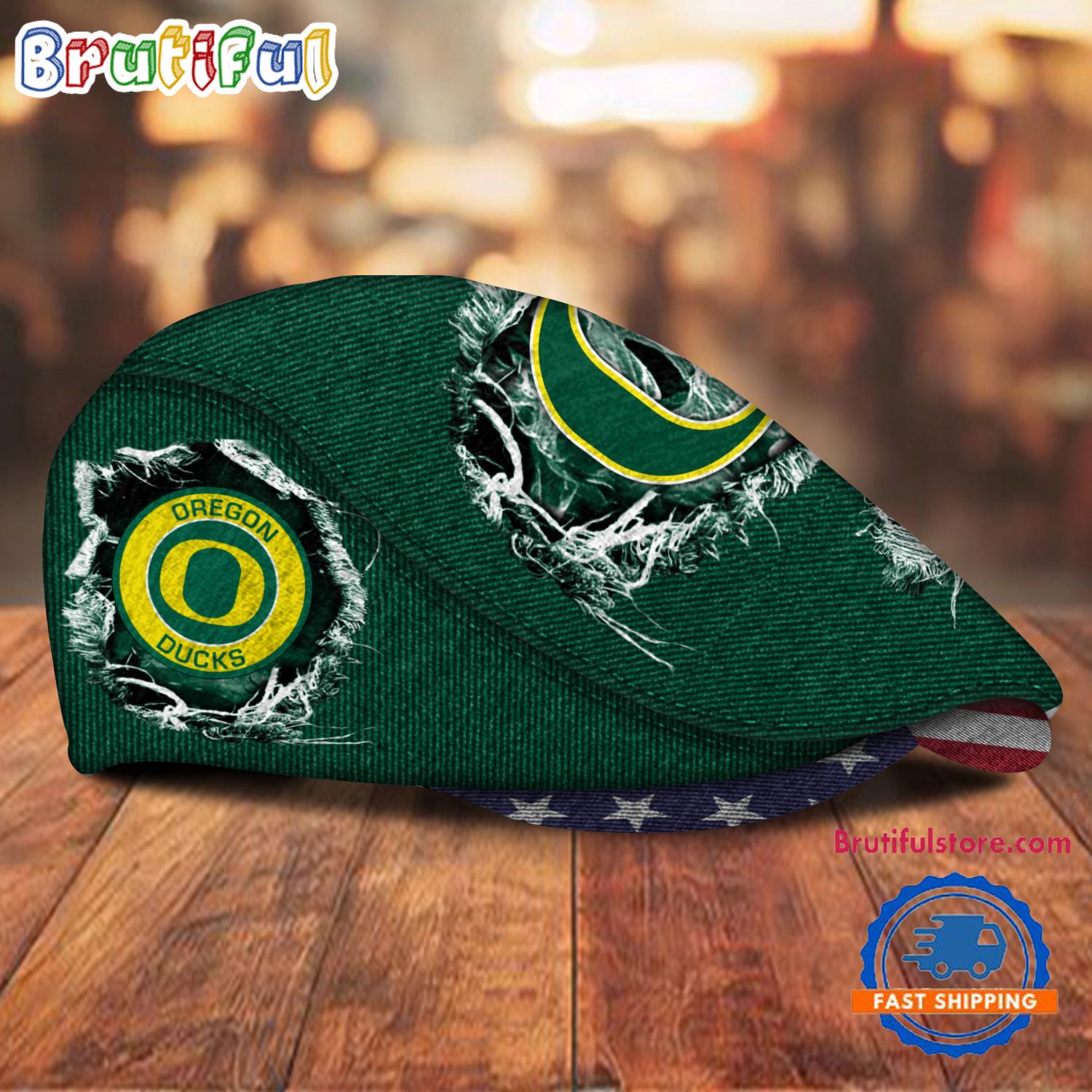 NCAA Oregon Ducks Sport Team Design Jeff Cap