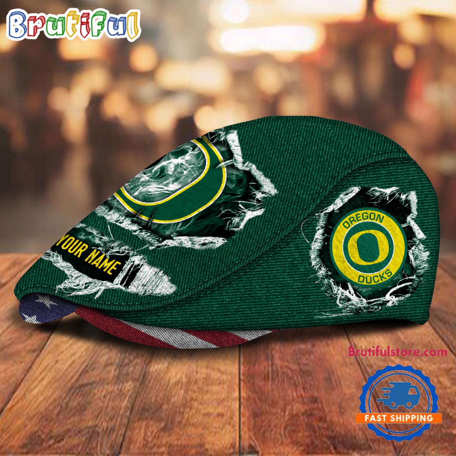 NCAA Oregon Ducks Sport Team Design Jeff Cap