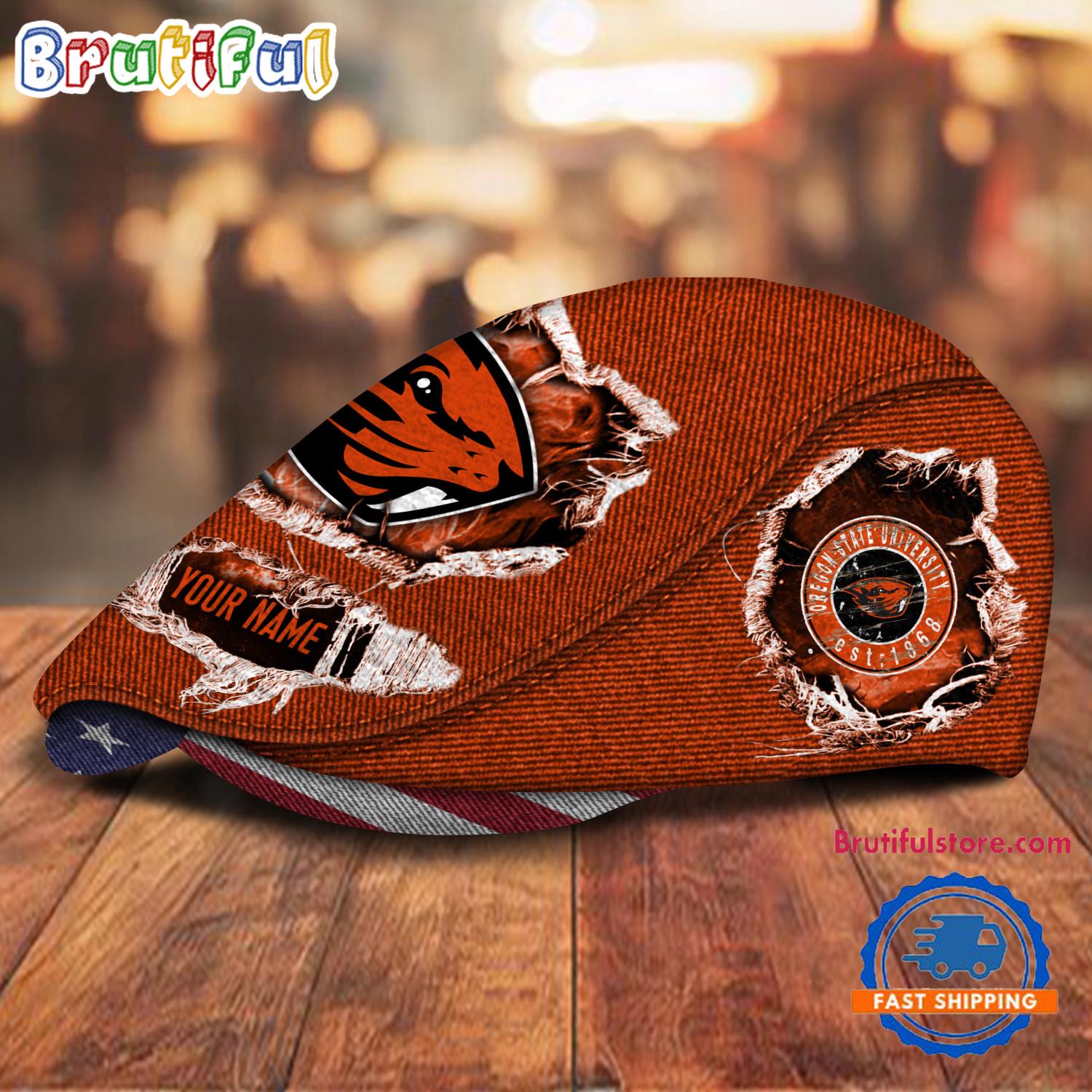 NCAA Oregon State University Beaver Sport Team Design Jeff Cap