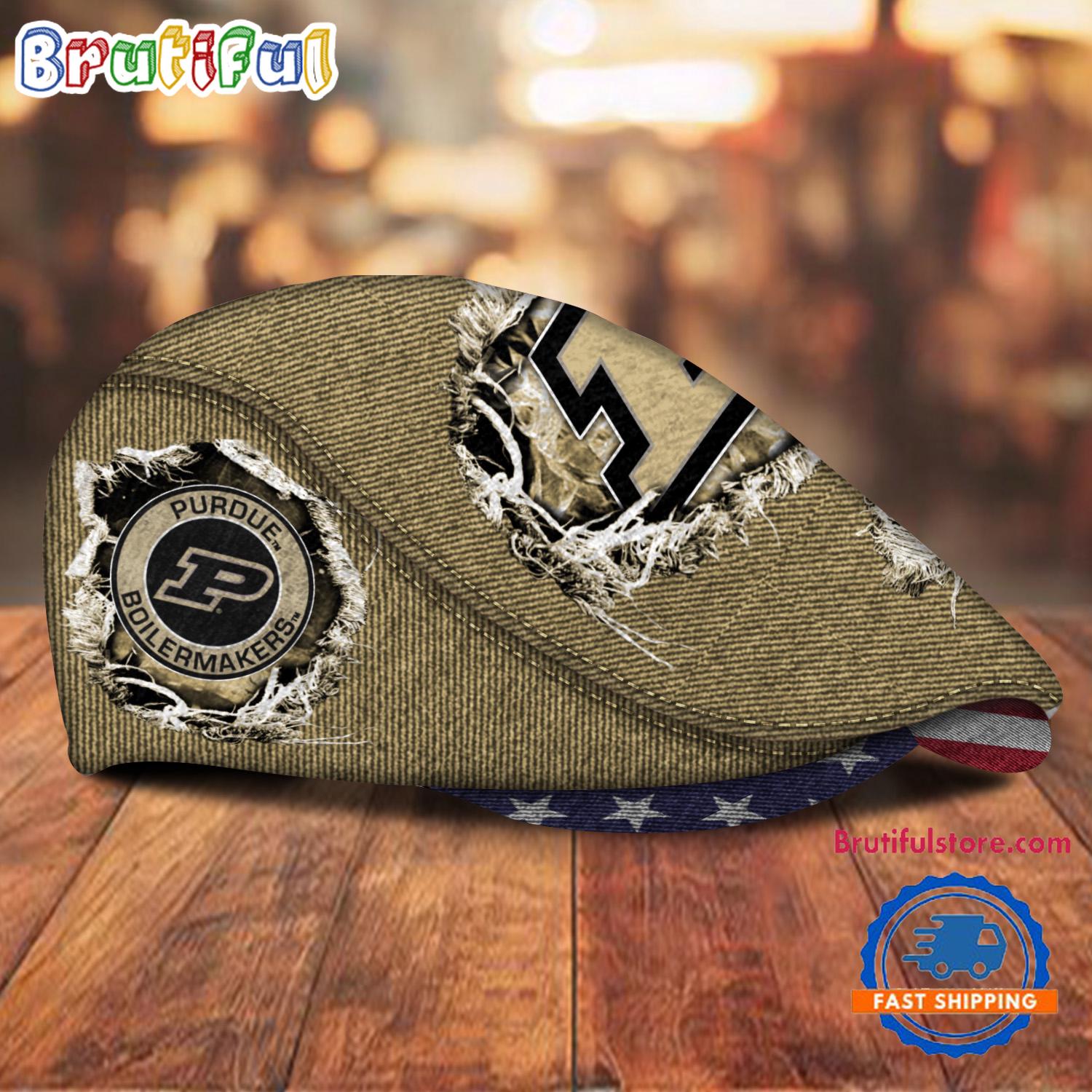 NCAA Purdue Boilermakers Sport Team Design Jeff Cap
