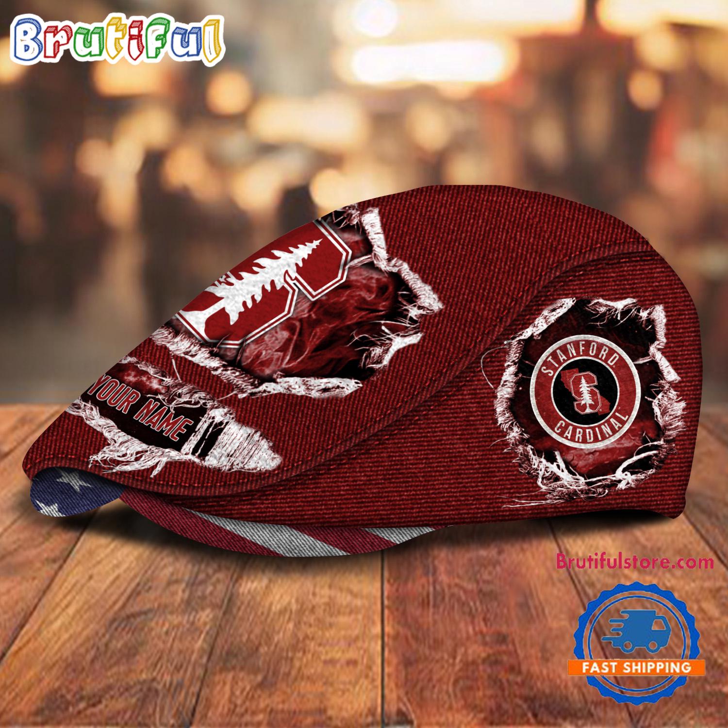NCAA Stanford Cardinal Sport Team Design Jeff Cap