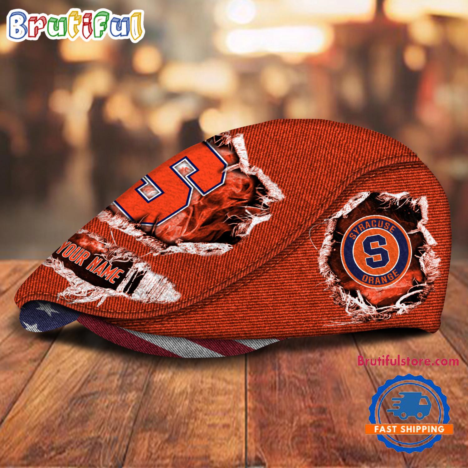 NCAA Syracuse Orange Sport Team Design Jeff Cap