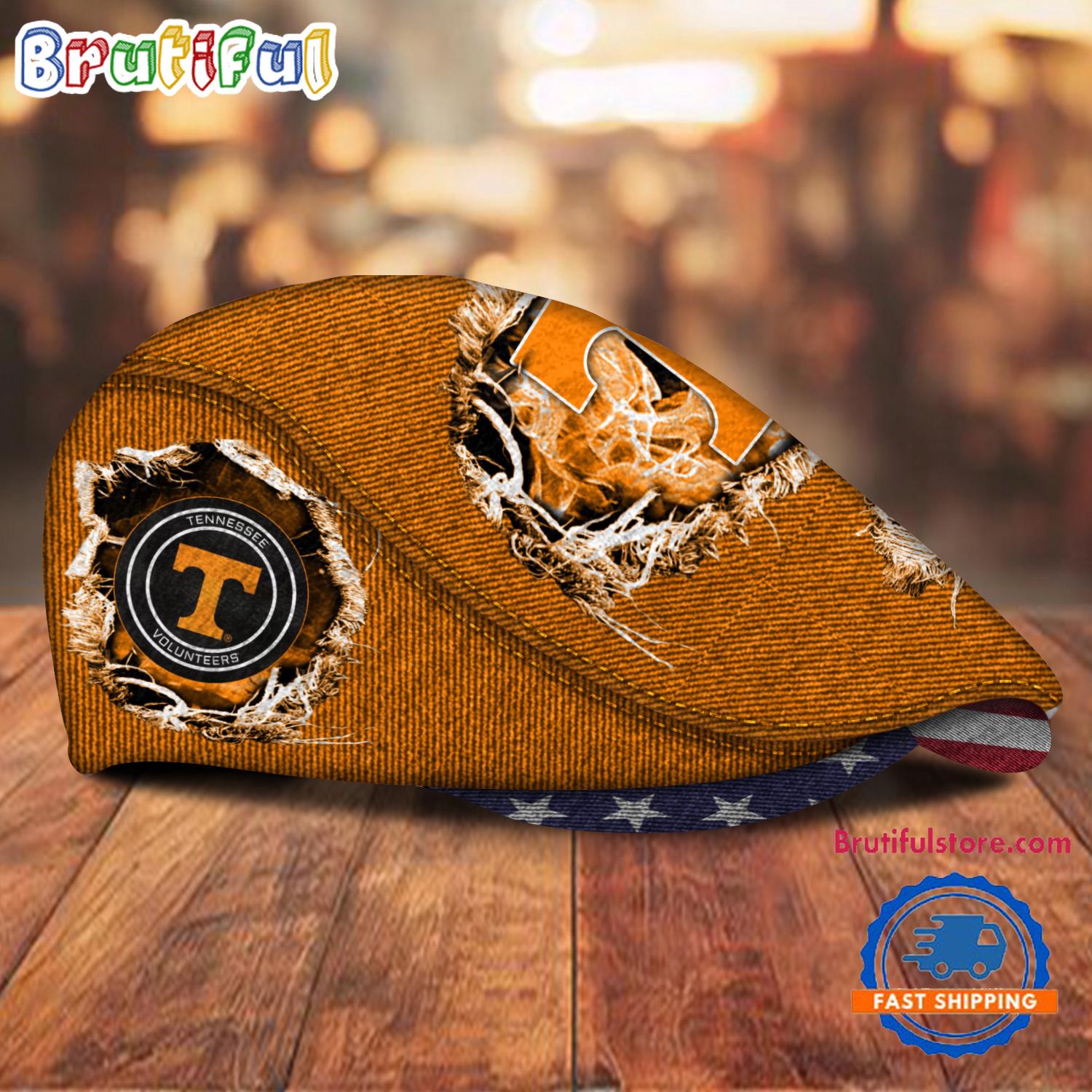 NCAA Tennessee Volunteers Sport Team Design Jeff Cap