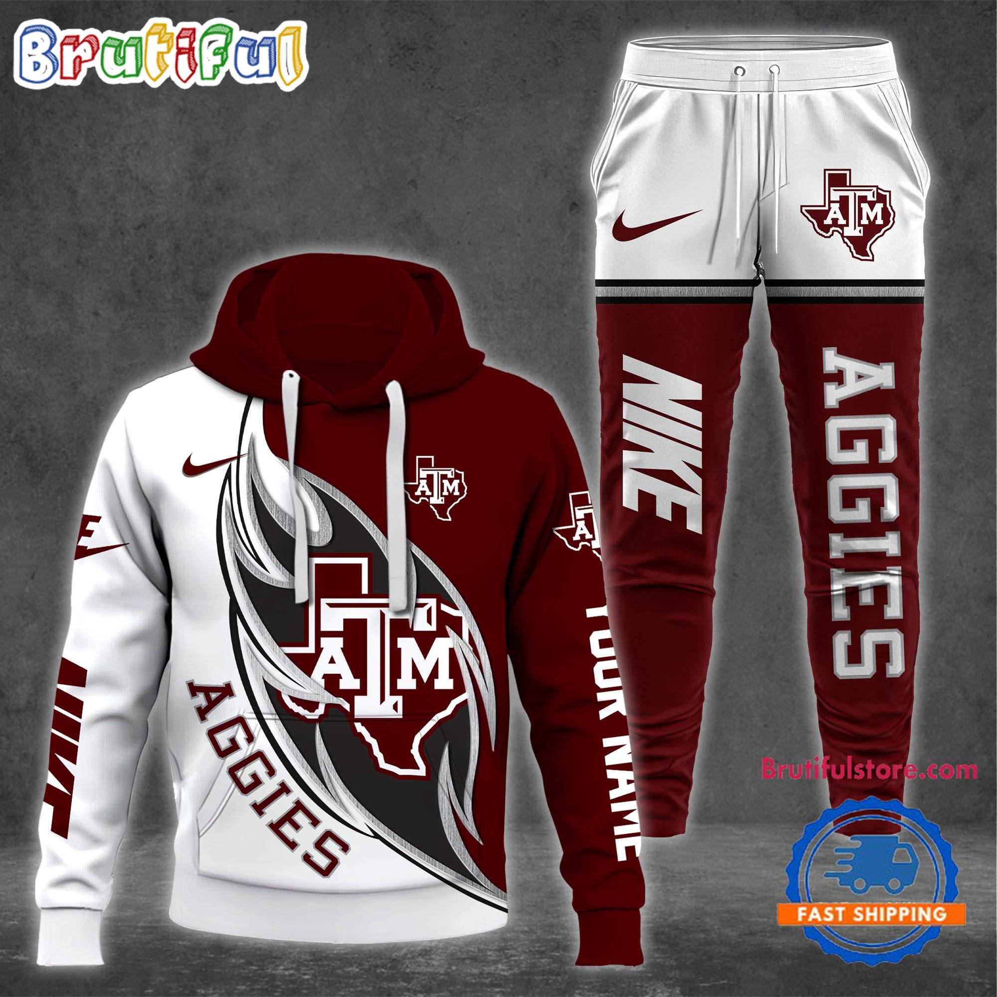 NCAA Texas AM Aggies Special Sport Team Design Hoodie And Pants