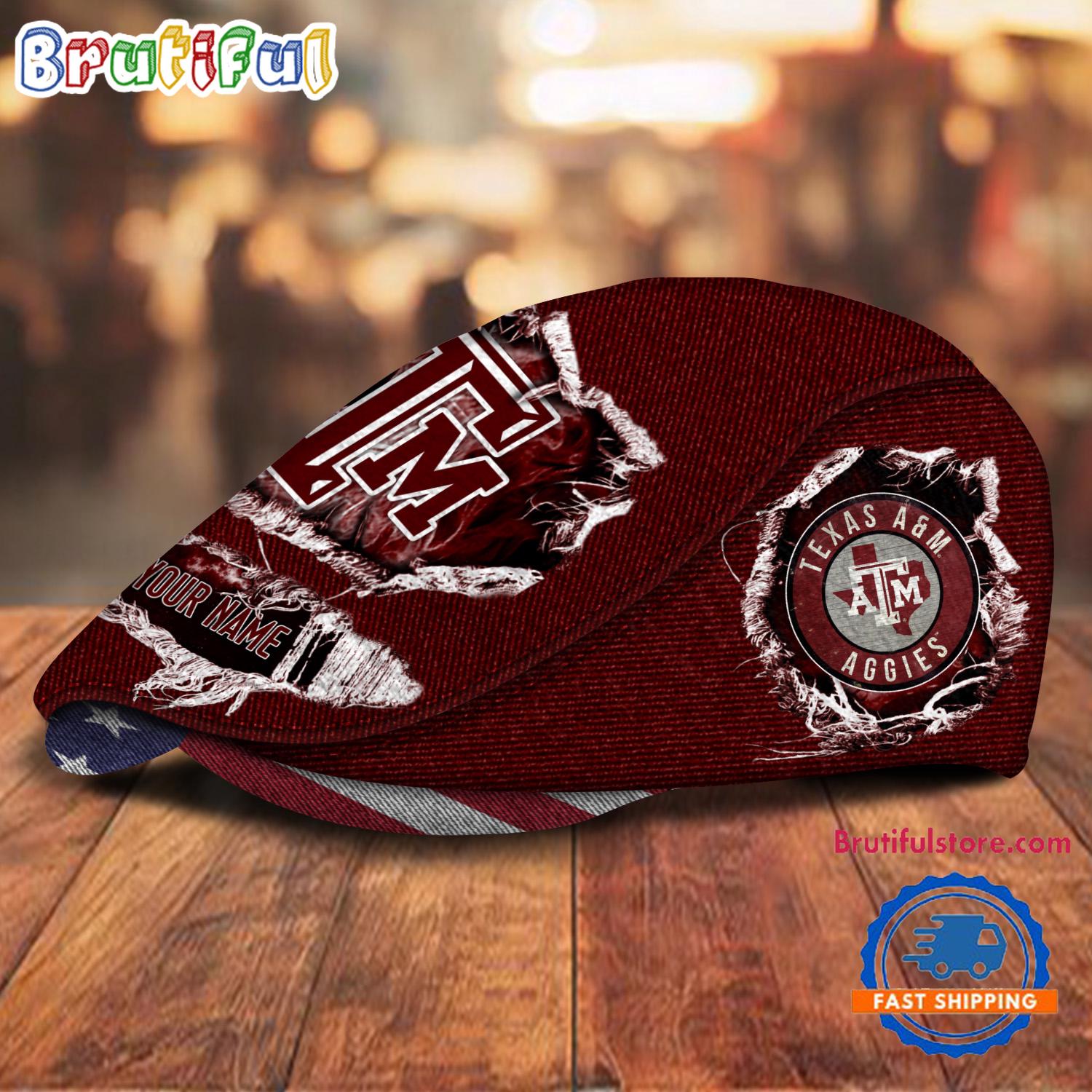 NCAA Texas AM Aggies Sport Team Design Jeff Cap