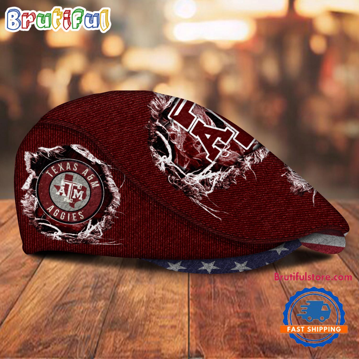 NCAA Texas AM Aggies Sport Team Design Jeff Cap
