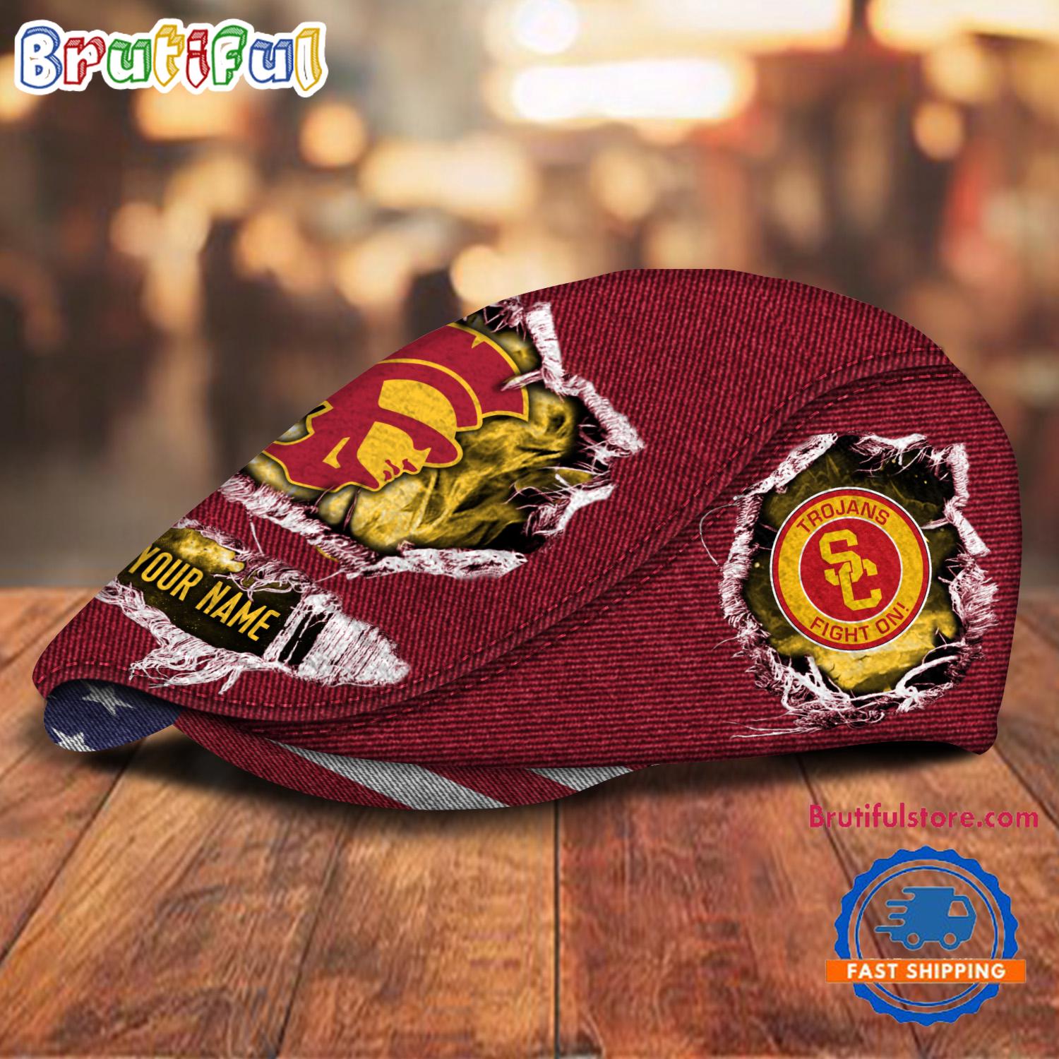 NCAA USC Trojans Sport Team Design Jeff Cap