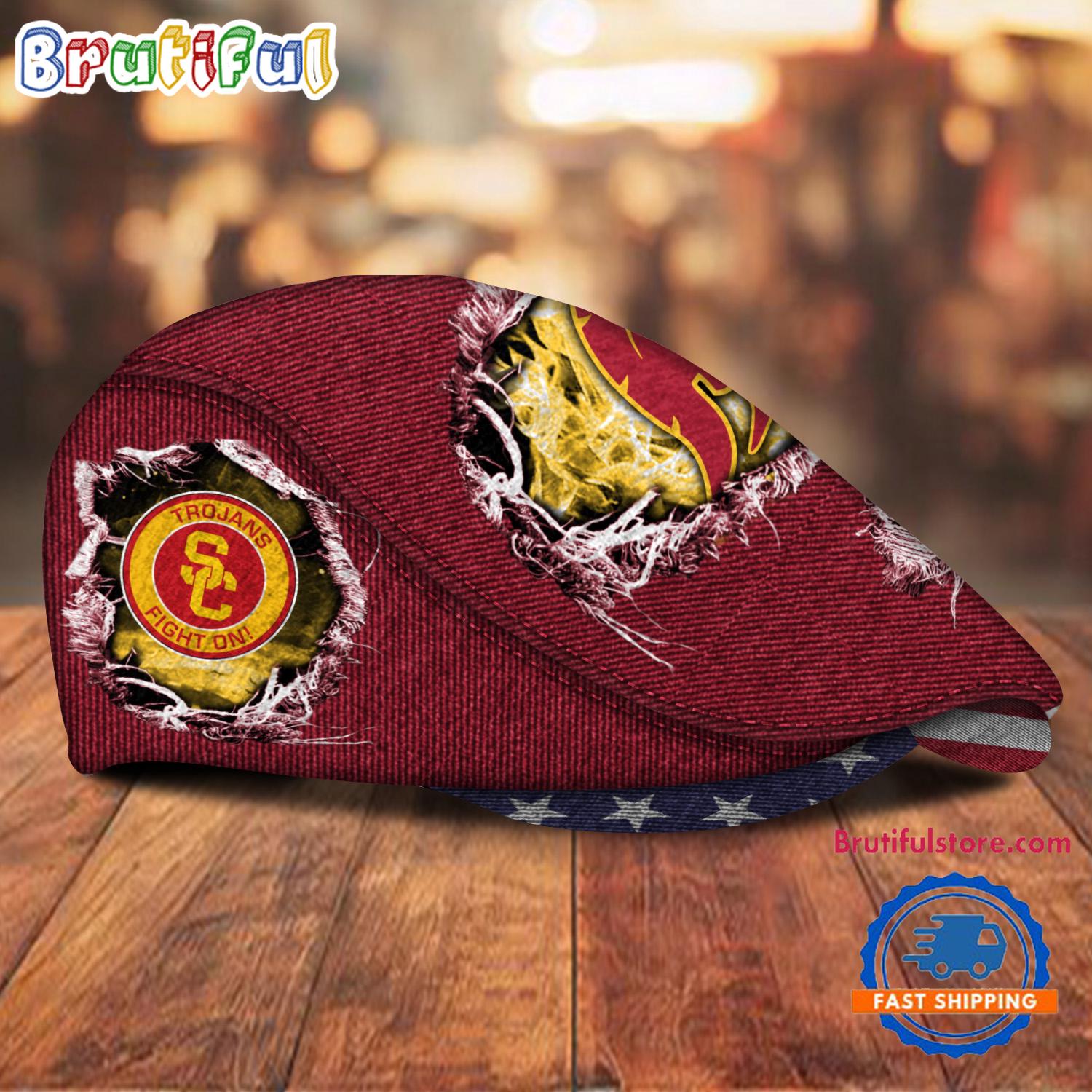 NCAA USC Trojans Sport Team Design Jeff Cap