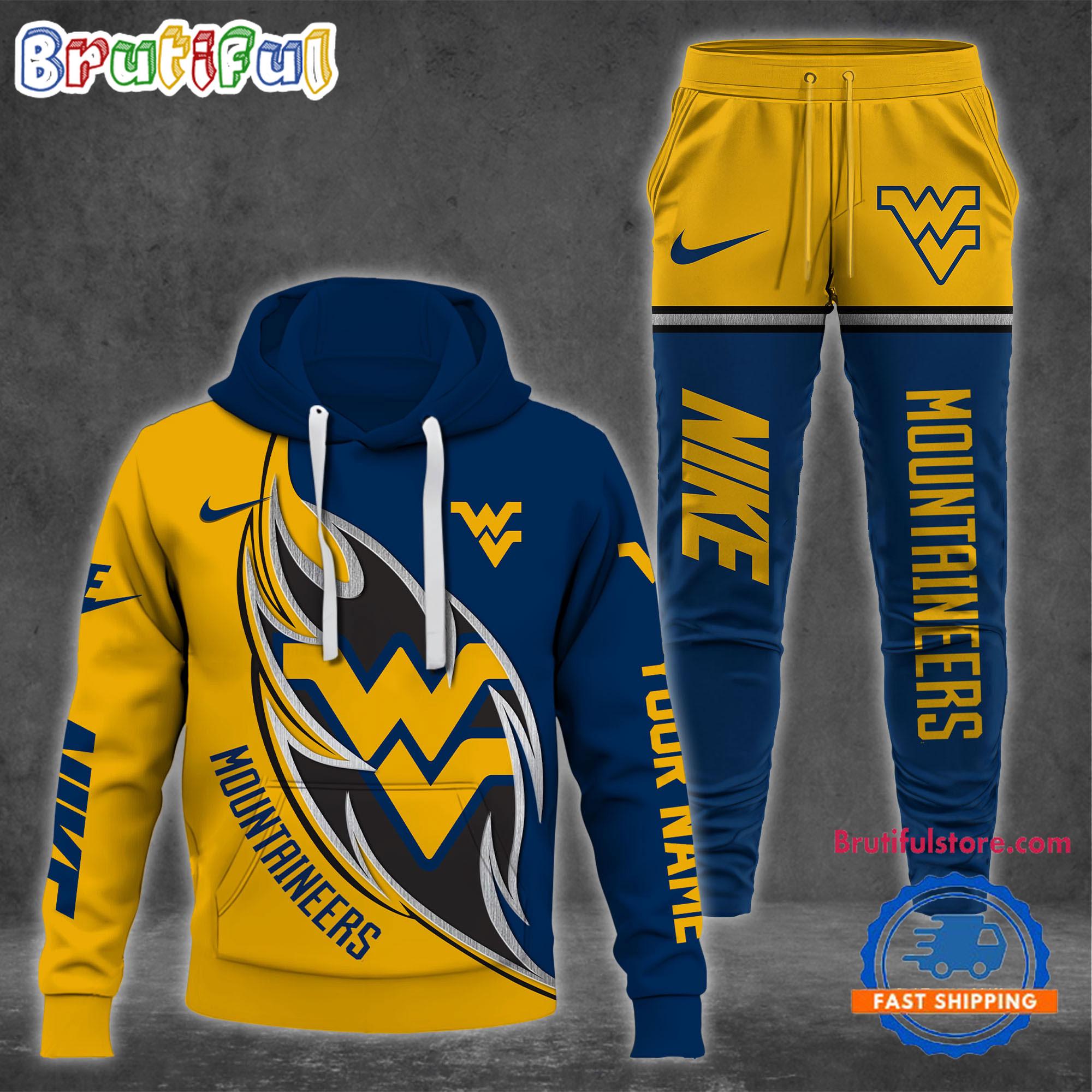 NCAA West Virginia Mountaineers Special Sport Team Design Hoodie And Pants