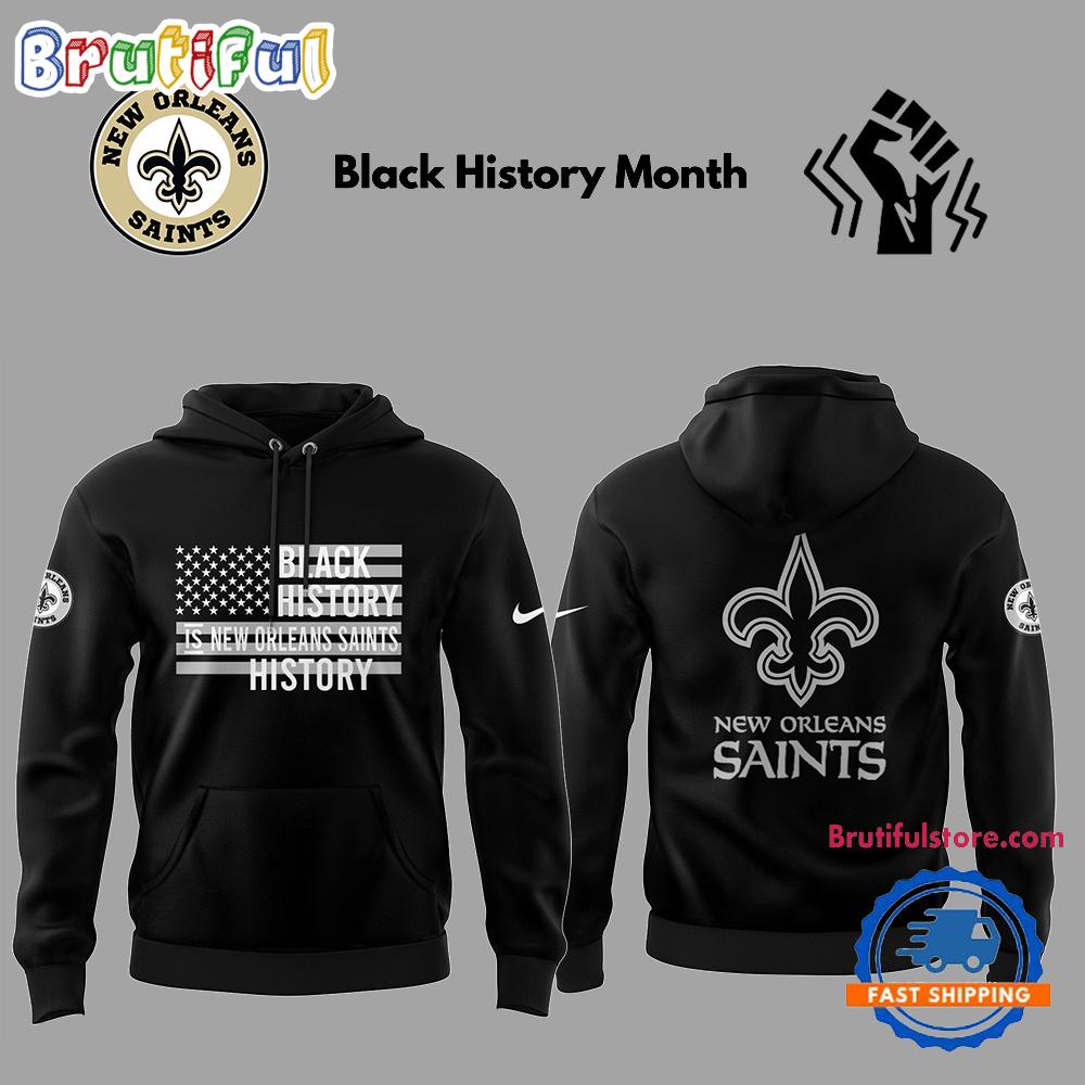 New Orleans Saints NFL Limited Celebrate Black History Month 2025 Hoodie