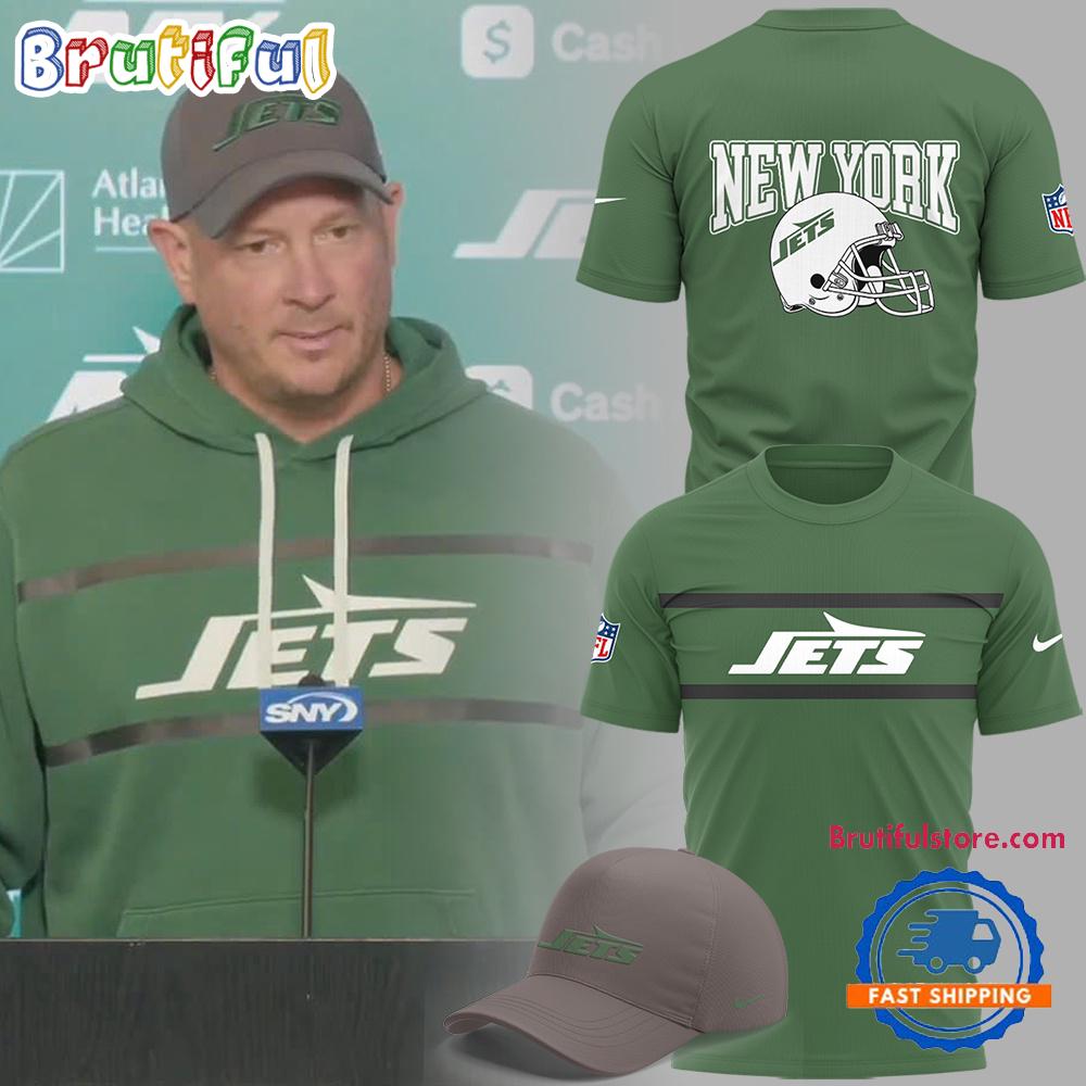 New York Jets NFL 2025 Gang Green Coach Robert Saleh T Shirt