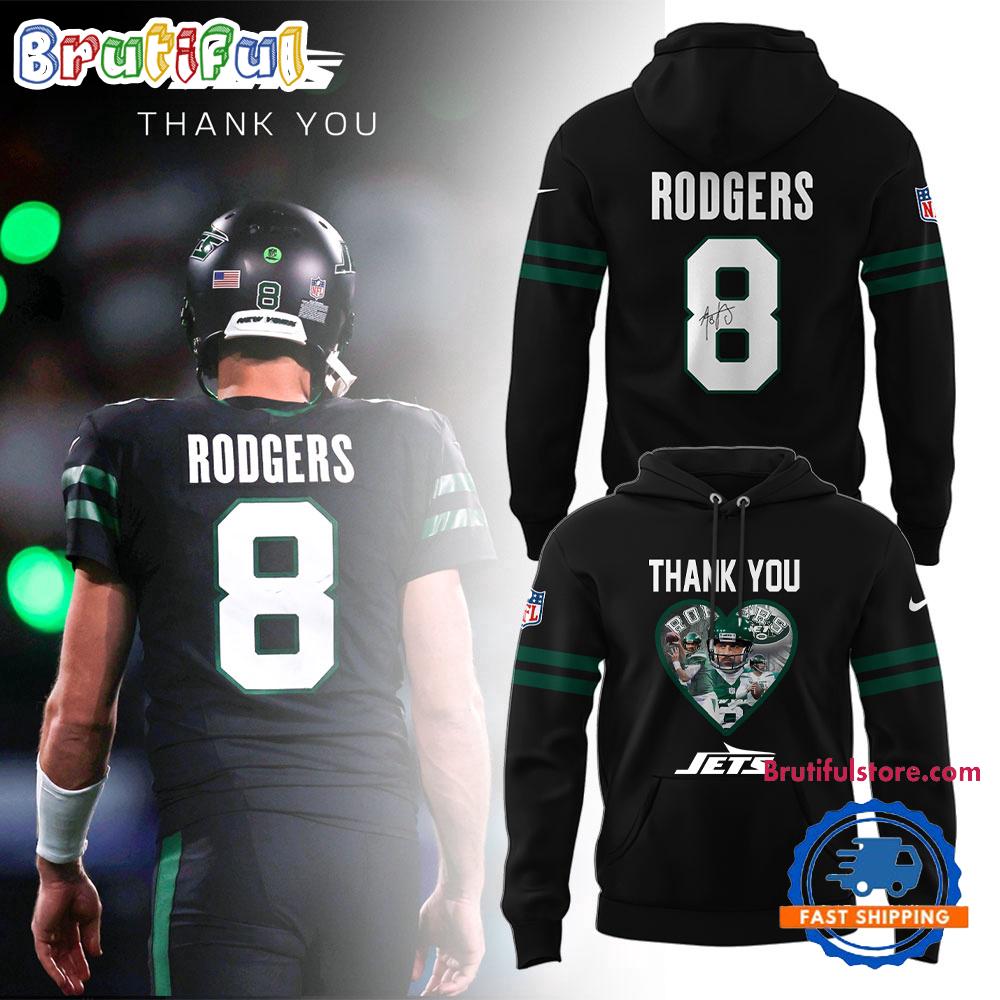New York Jets NFL 2025 Thank You Rodgers Hoodie