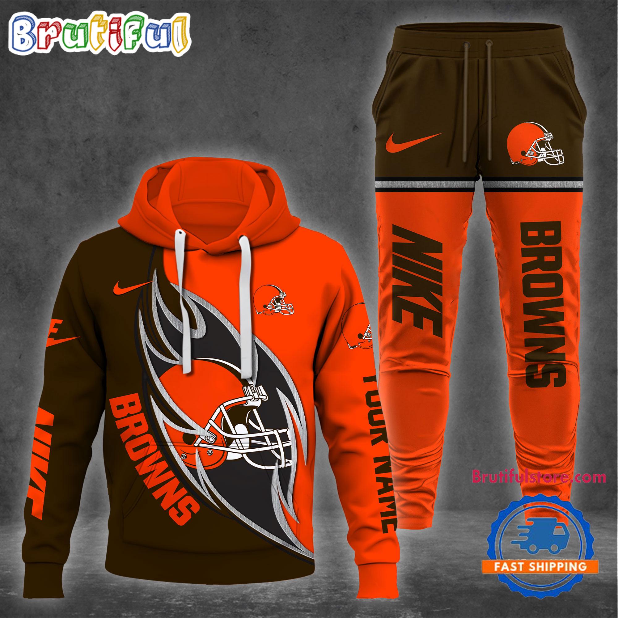 NFL Cleveland Browns Special Football Team Design Hoodie And Pants