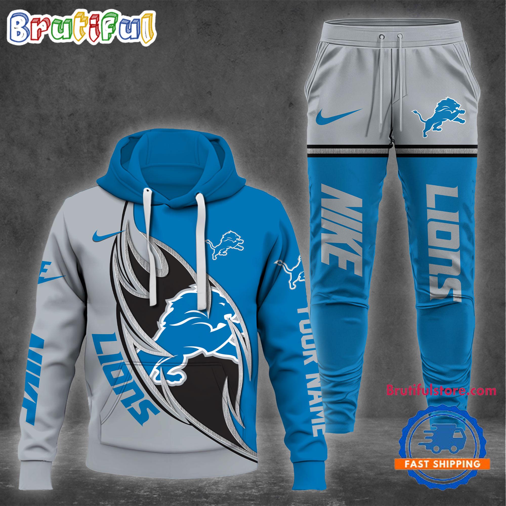 NFL Detroit Lions Special Football Team Design Hoodie And Pants