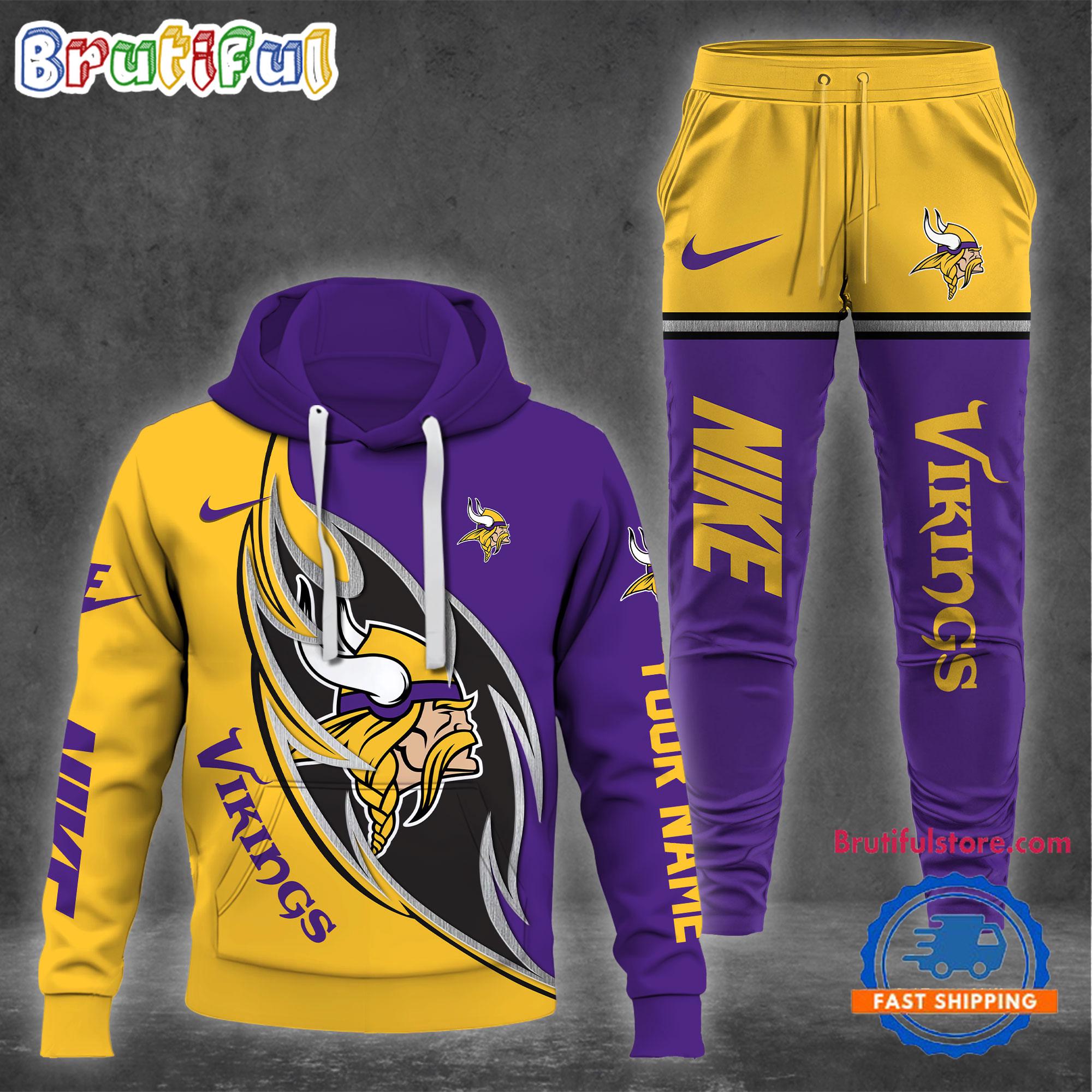NFL Minnesota Vikings Special Football Team Design Hoodie And Pants