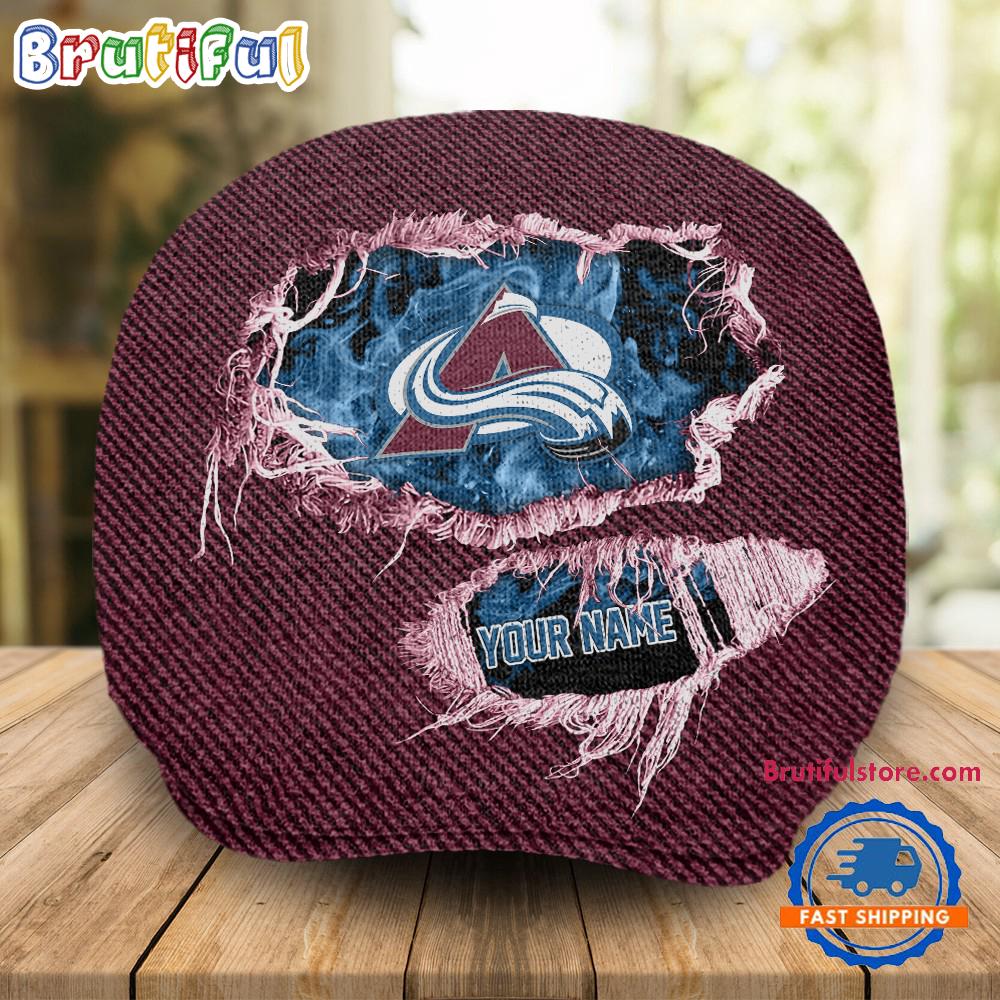 NHL Colorado Avalanche Hockey Logo Team Design Jeff Cap