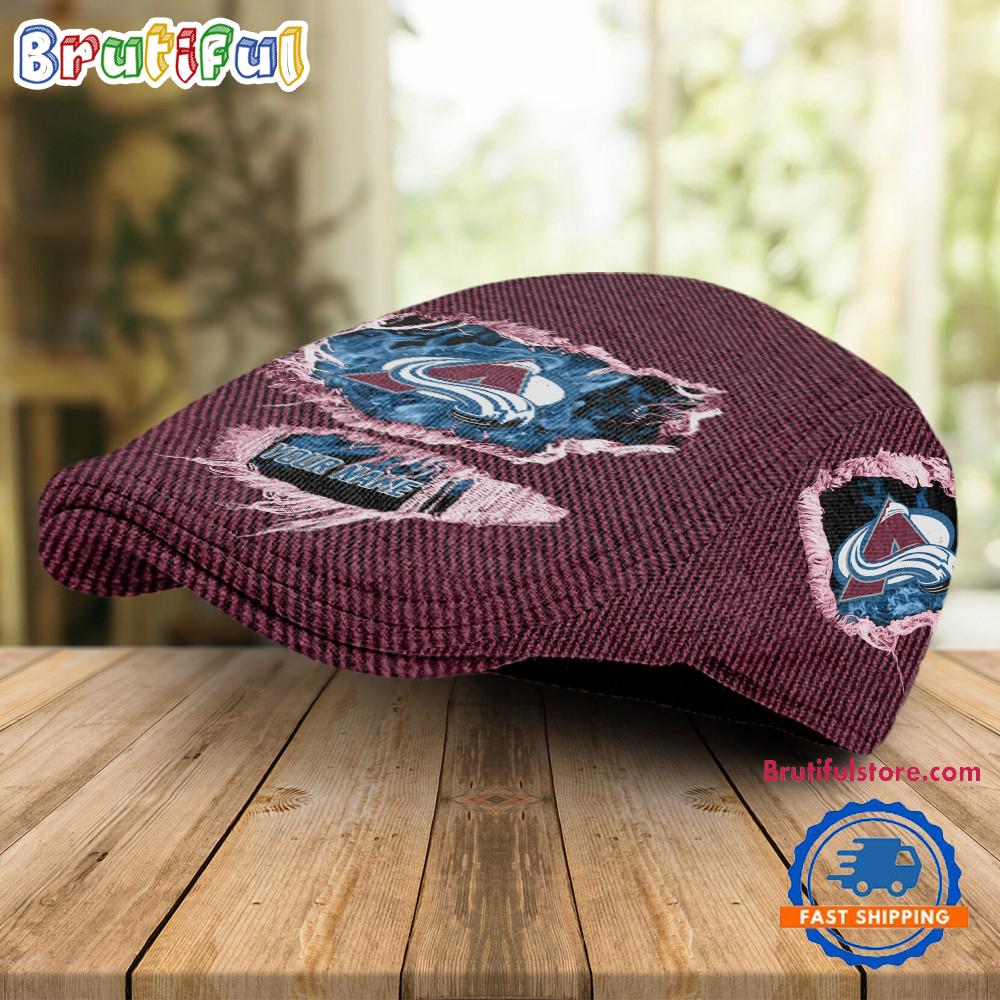 NHL Colorado Avalanche Hockey Logo Team Design Jeff Cap