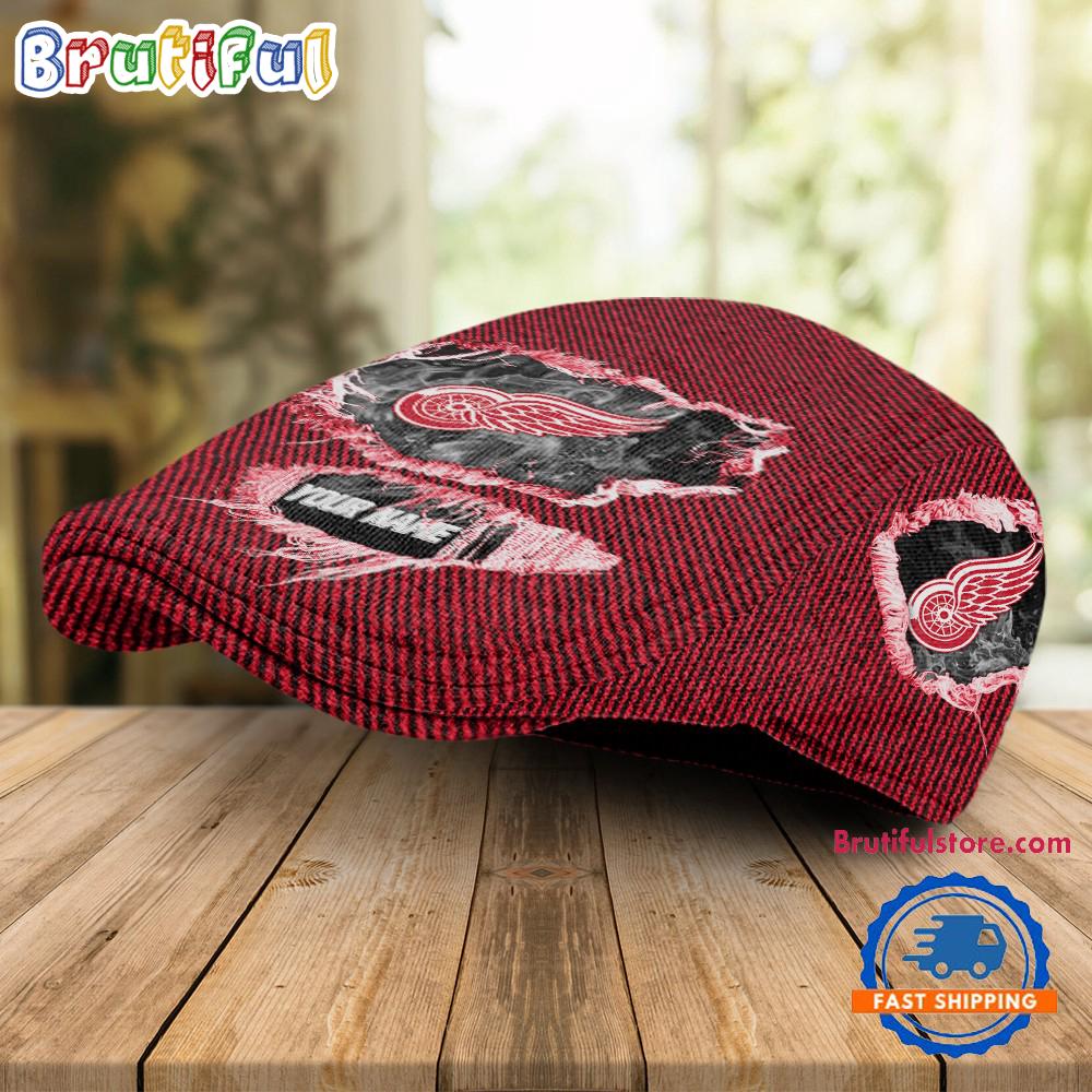 NHL Detroit Red Wings Hockey Logo Team Design Jeff Cap