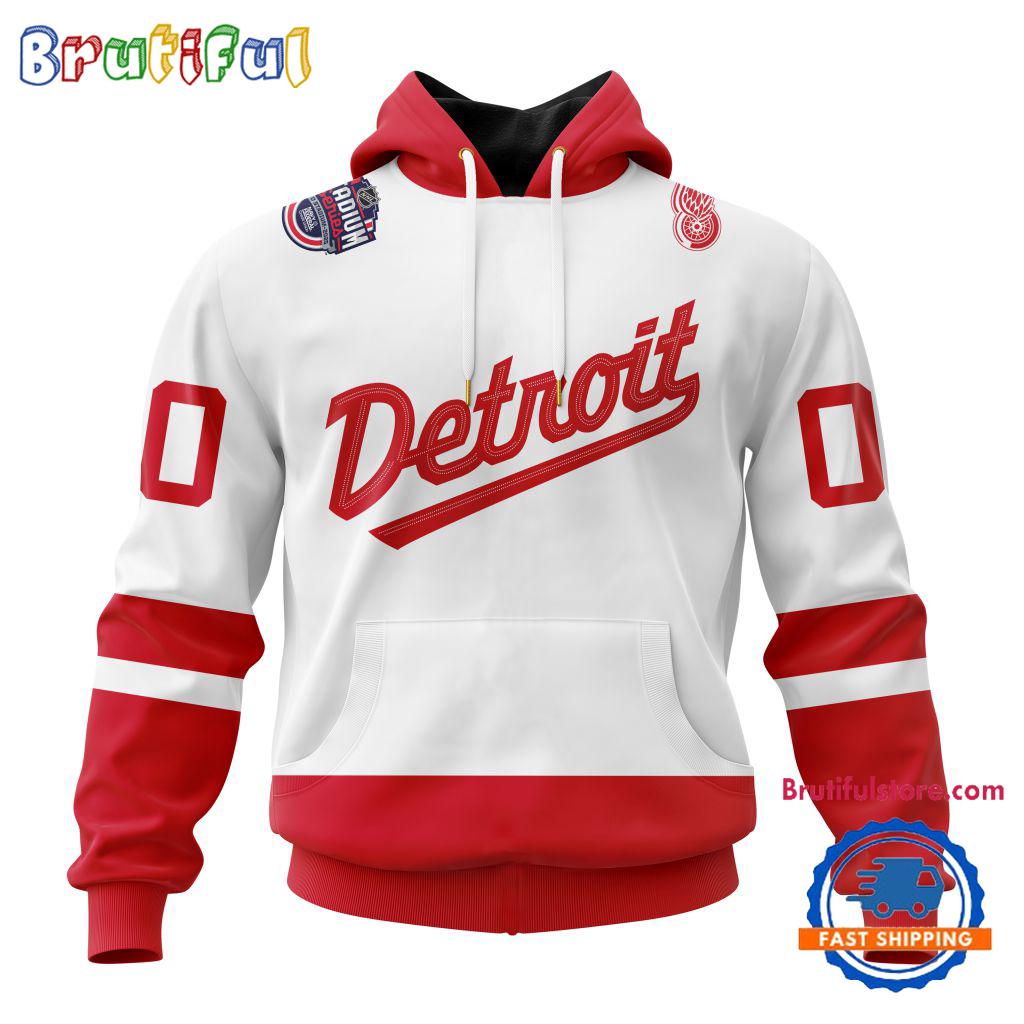 NHL Detroit Red Wings Personalized 2025 Stadium Series Design Hoodie