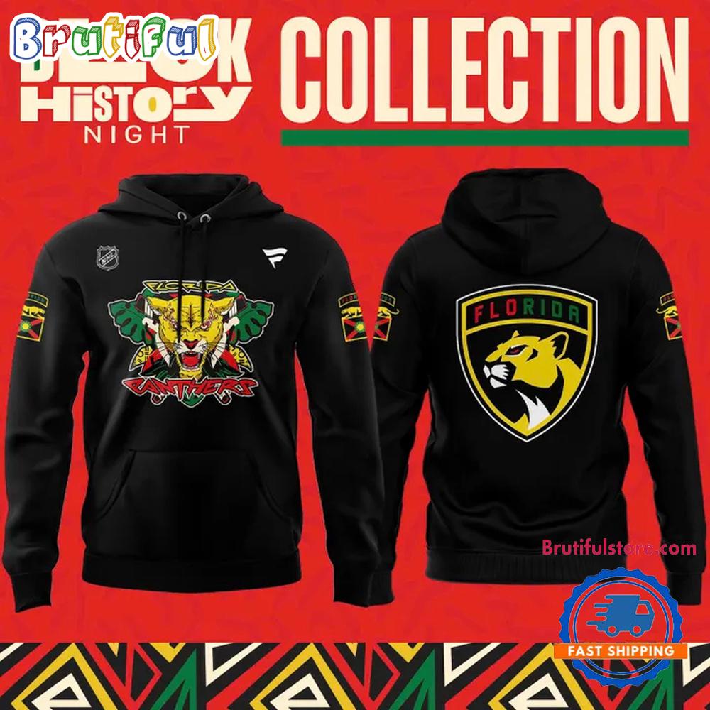 NHL Florida Panthers 2025 Hockey Black History Night 3D Shirts