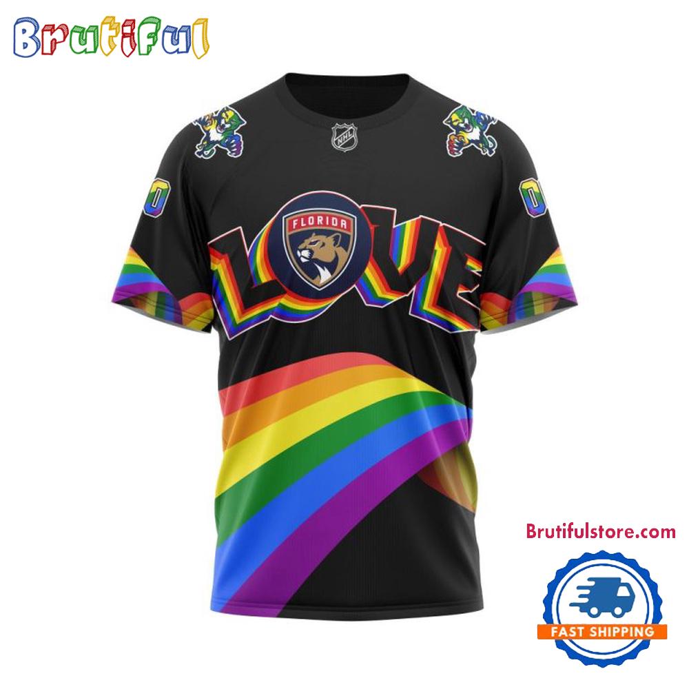 NHL Florida Panthers Lover LGBT Pride Month Personalized T Shirt, Hoodie, Sweatshirt