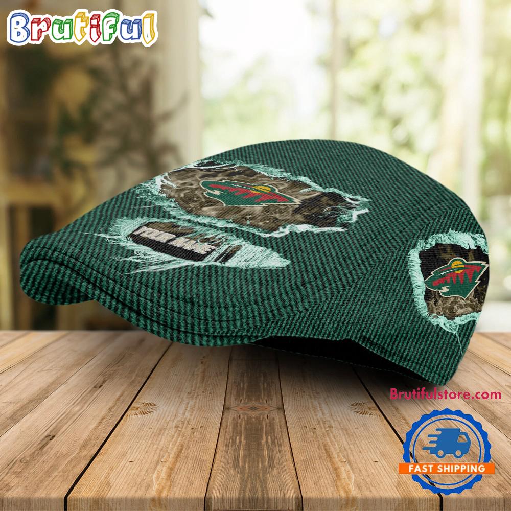 NHL Minnesota Wild Hockey Logo Team Design Jeff Cap