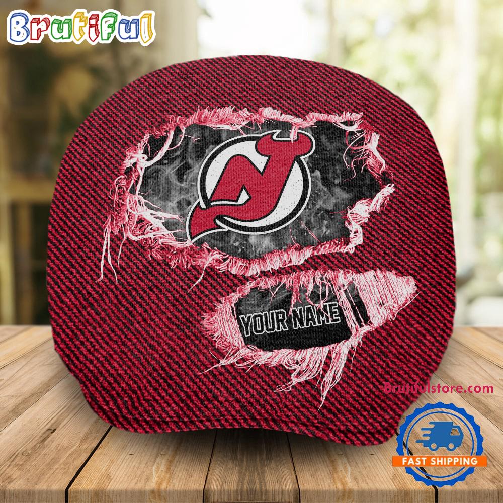NHL New Jersey Devils Hockey Logo Team Design Jeff Cap
