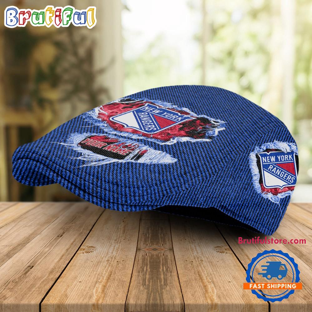 NHL New York Rangers Hockey Logo Team Design Jeff Cap