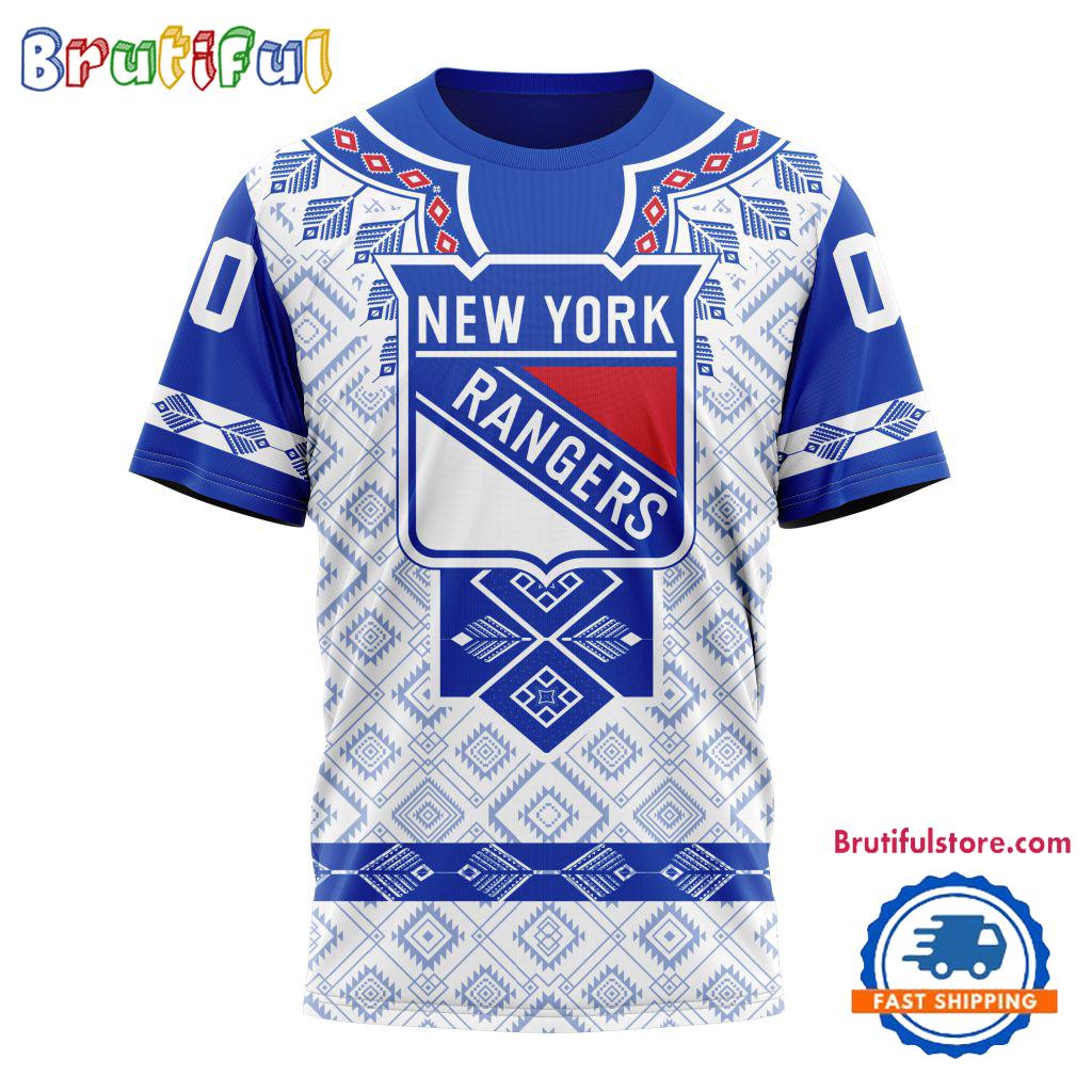 NHL New York Rangers Hockey Team Native Heritage Design T Shirt, Hoodie, Sweatshirt