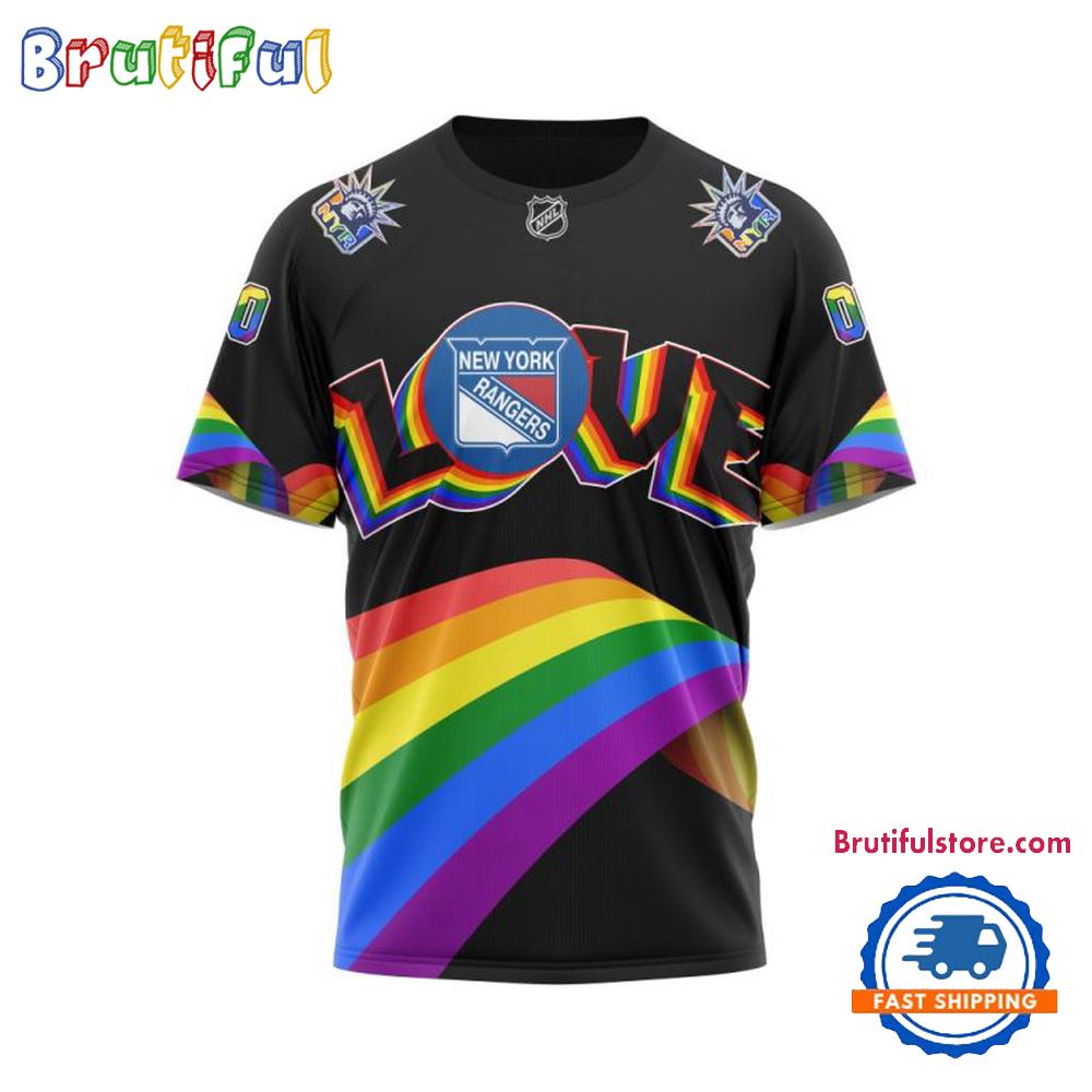 NHL New York Rangers Lover LGBT Pride Month Personalized T Shirt, Hoodie, Sweatshirt