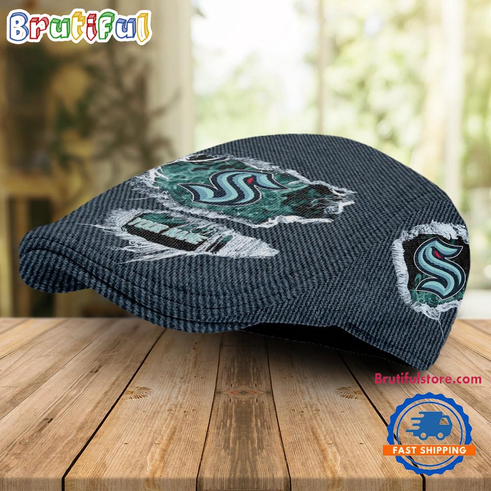 NHL Seattle Kraken Hockey Logo Team Design Jeff Cap
