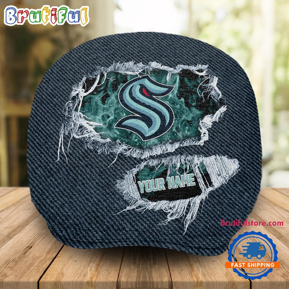 NHL Seattle Kraken Hockey Logo Team Design Jeff Cap