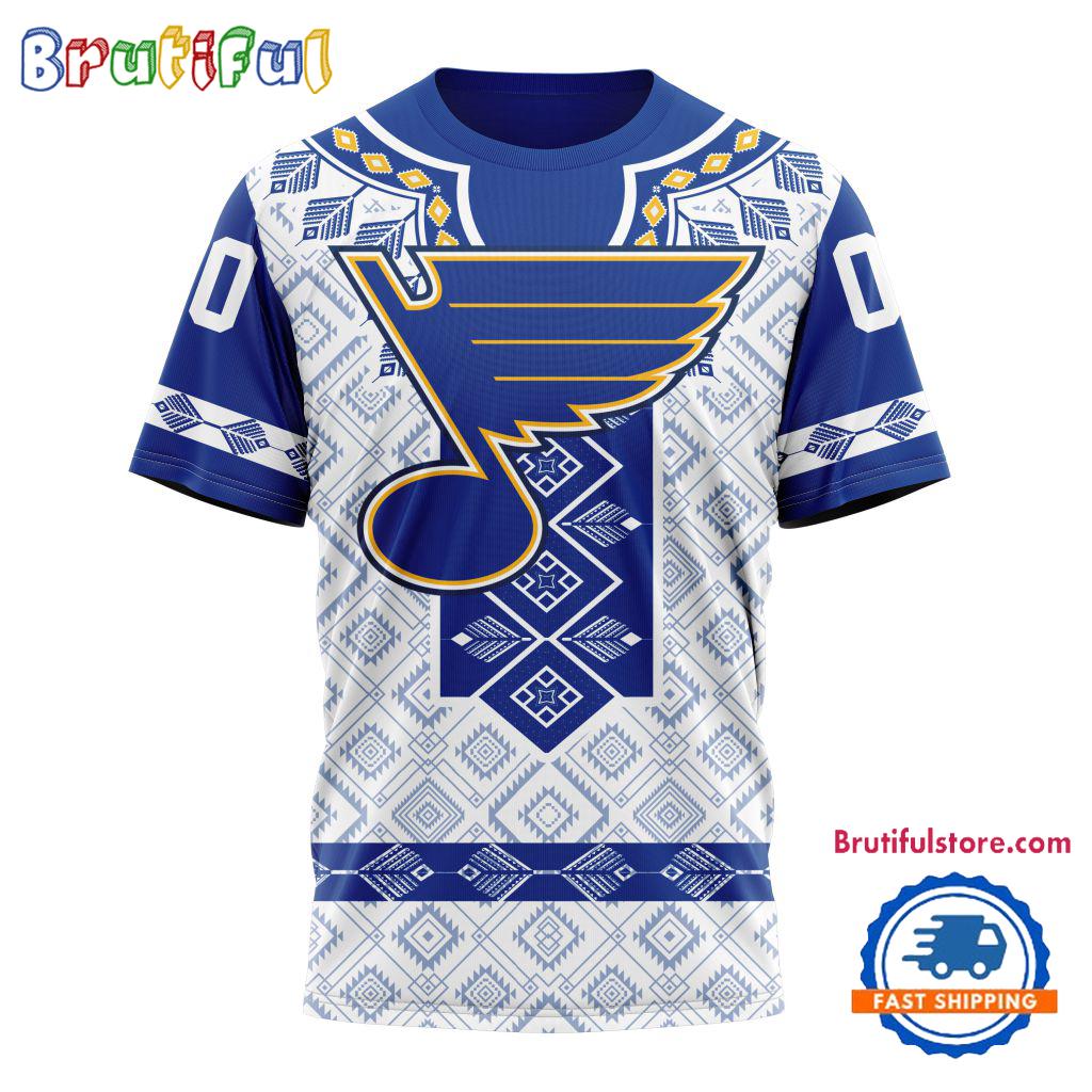 NHL St. Louis Blues Hockey Team Native Heritage Design T Shirt, Hoodie, Sweatshirt
