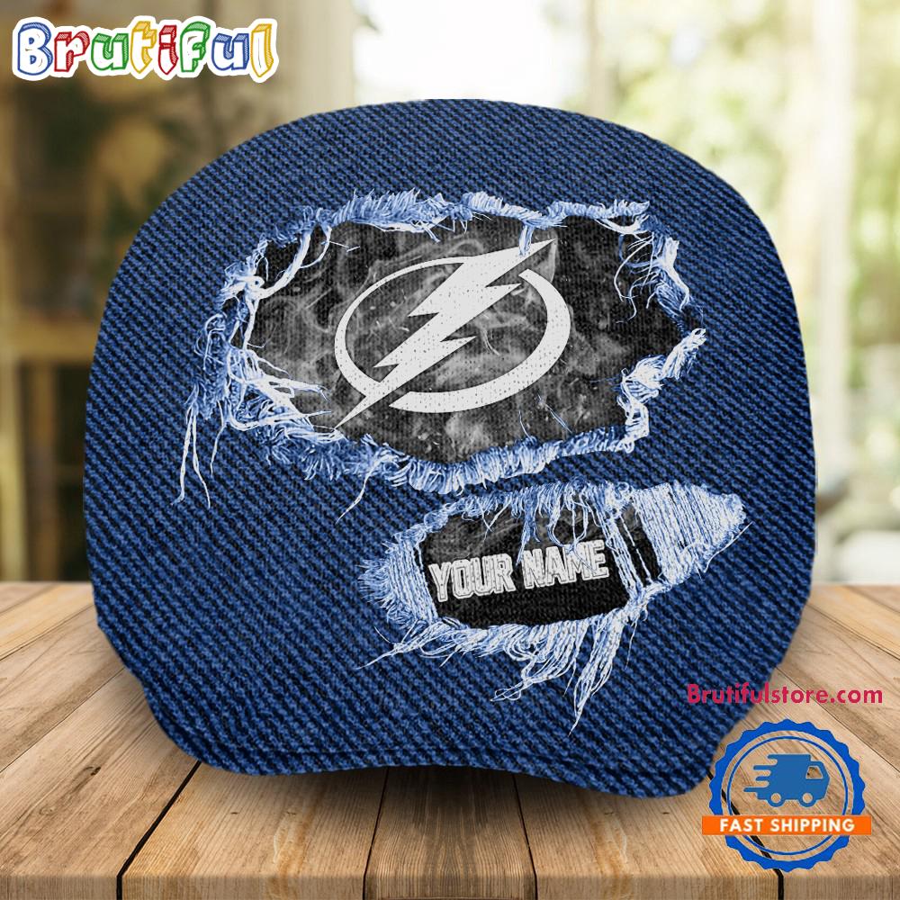 NHL Tampa Bay Lightning Hockey Logo Team Design Jeff Cap