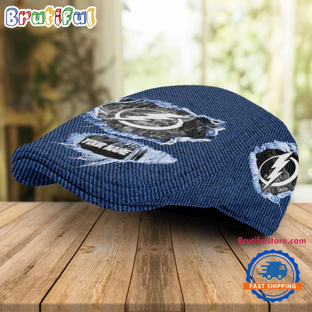 NHL Tampa Bay Lightning Hockey Logo Team Design Jeff Cap