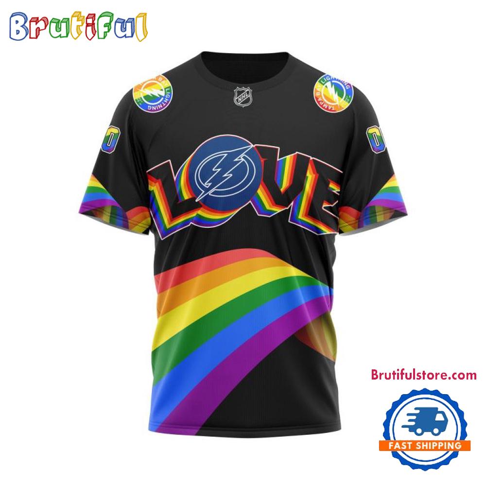 NHL Tampa Bay Lightning Lover LGBT Pride Month Personalized T Shirt, Hoodie, Sweatshirt