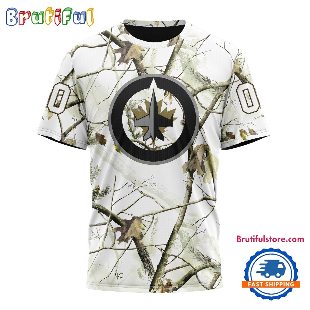 NHL Winnipeg Jets Special White Winter Hunting Camo T Shirt, Hoodie, Sweatshirt