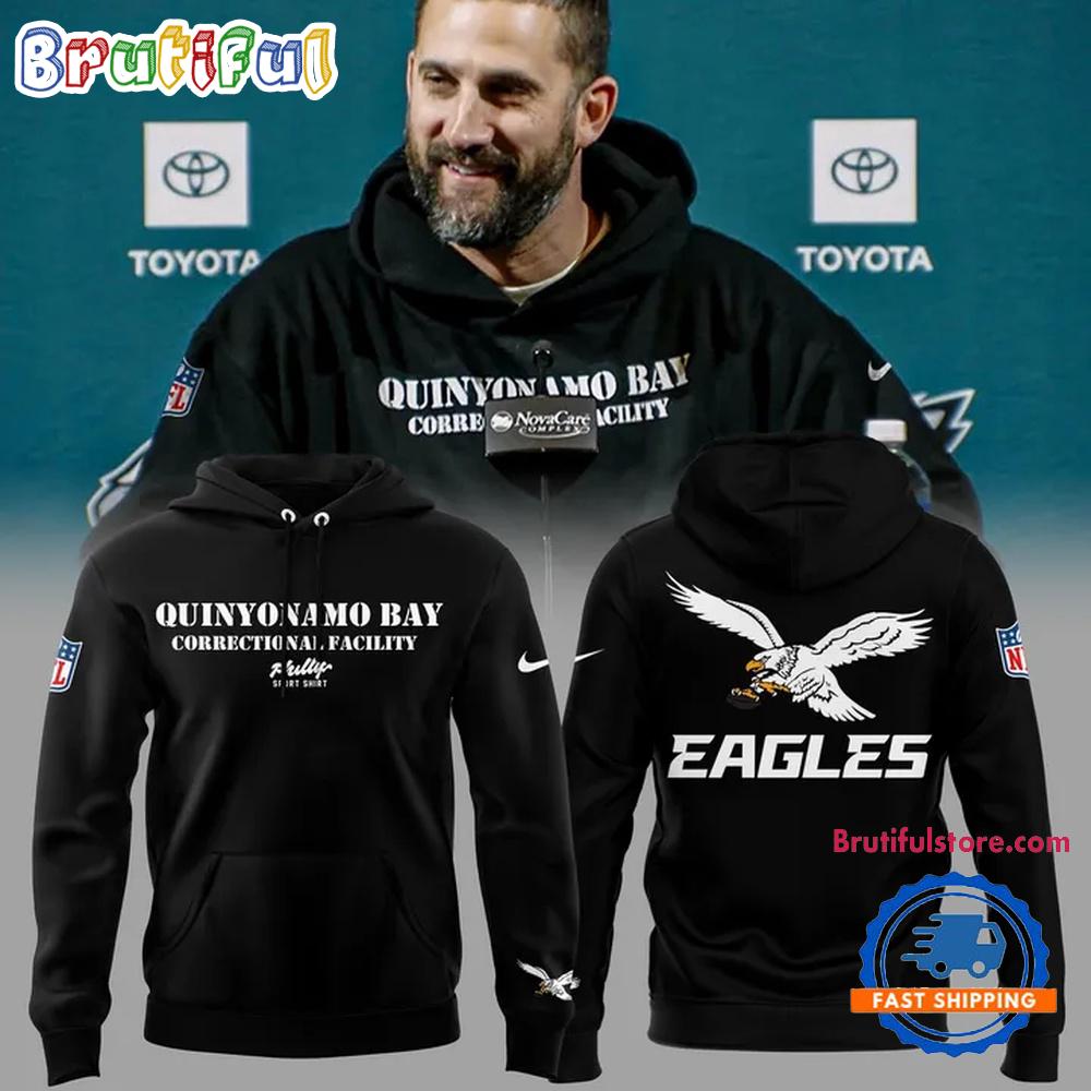 Philadelphia Eagles Quinyonamo Bay Super Bowl LIX 2025 Champions Hoodie Shirt