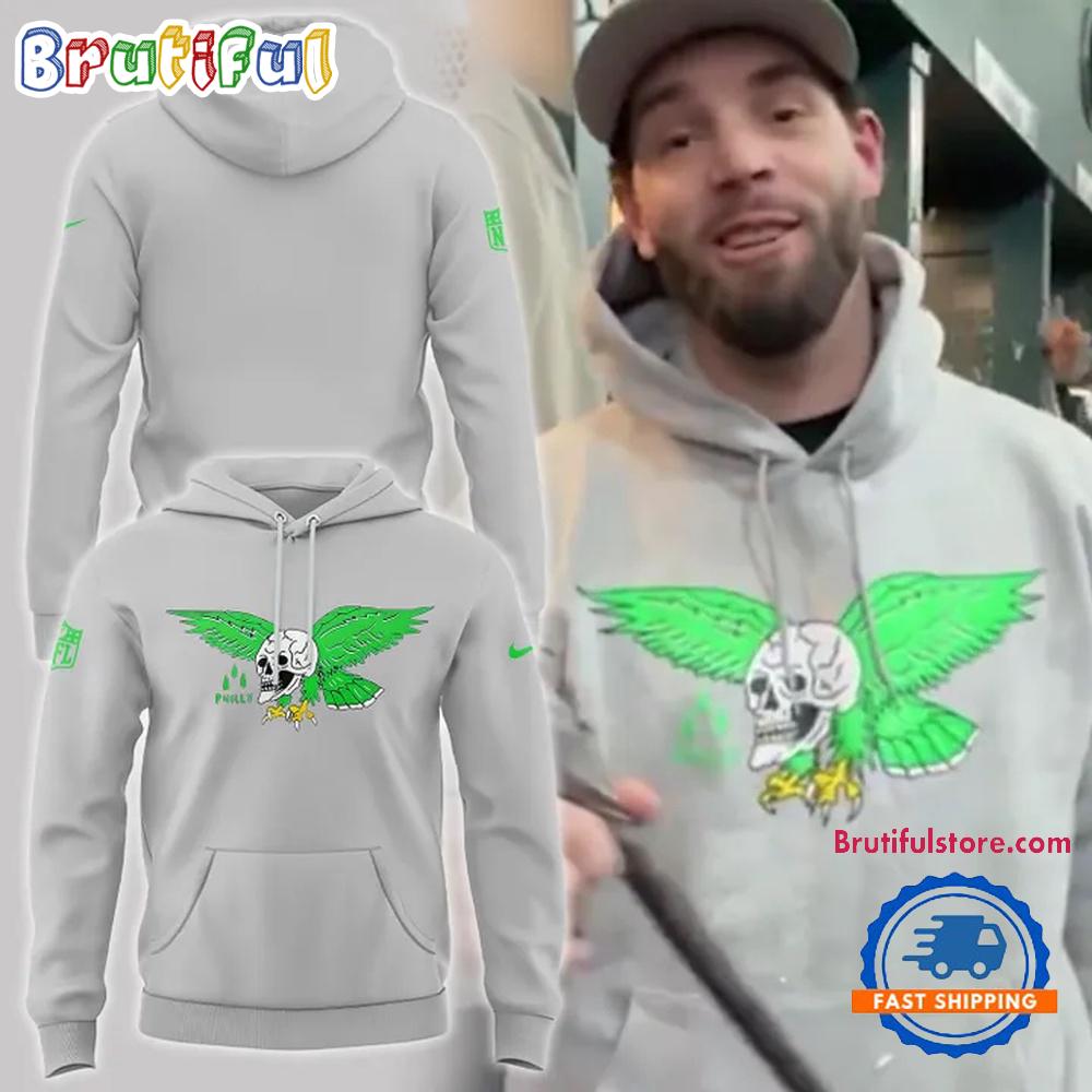 Philadelphia Eagles Super Bowl LIX 2025 Champions Skull Logo Team Hoodie Shirt