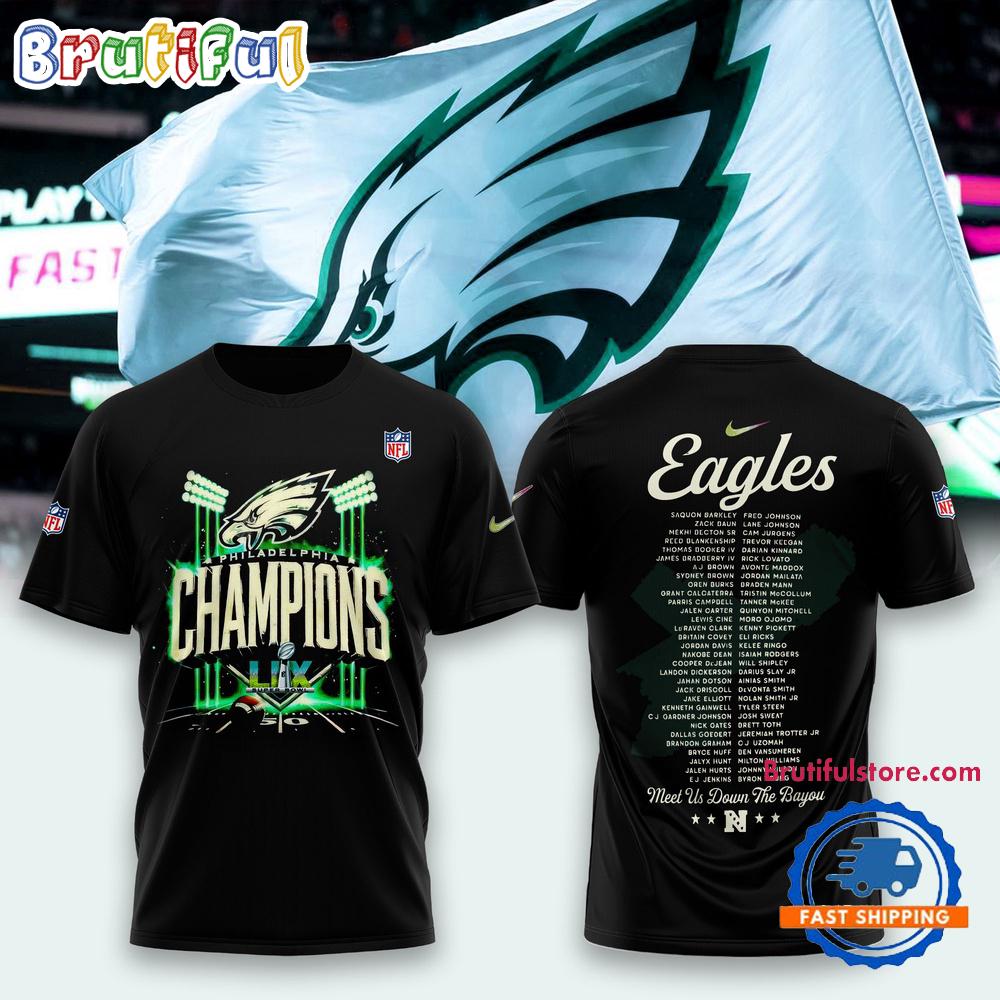 Philadelphia Eagles Super Bowl LIX Edition Limited T-Shirt