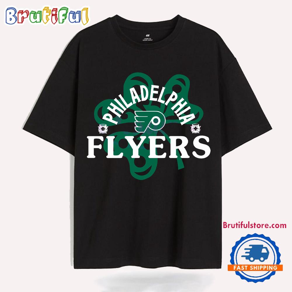 Philadelphia Flyers St Patricks Day Richmond Shamrock T Shirt
